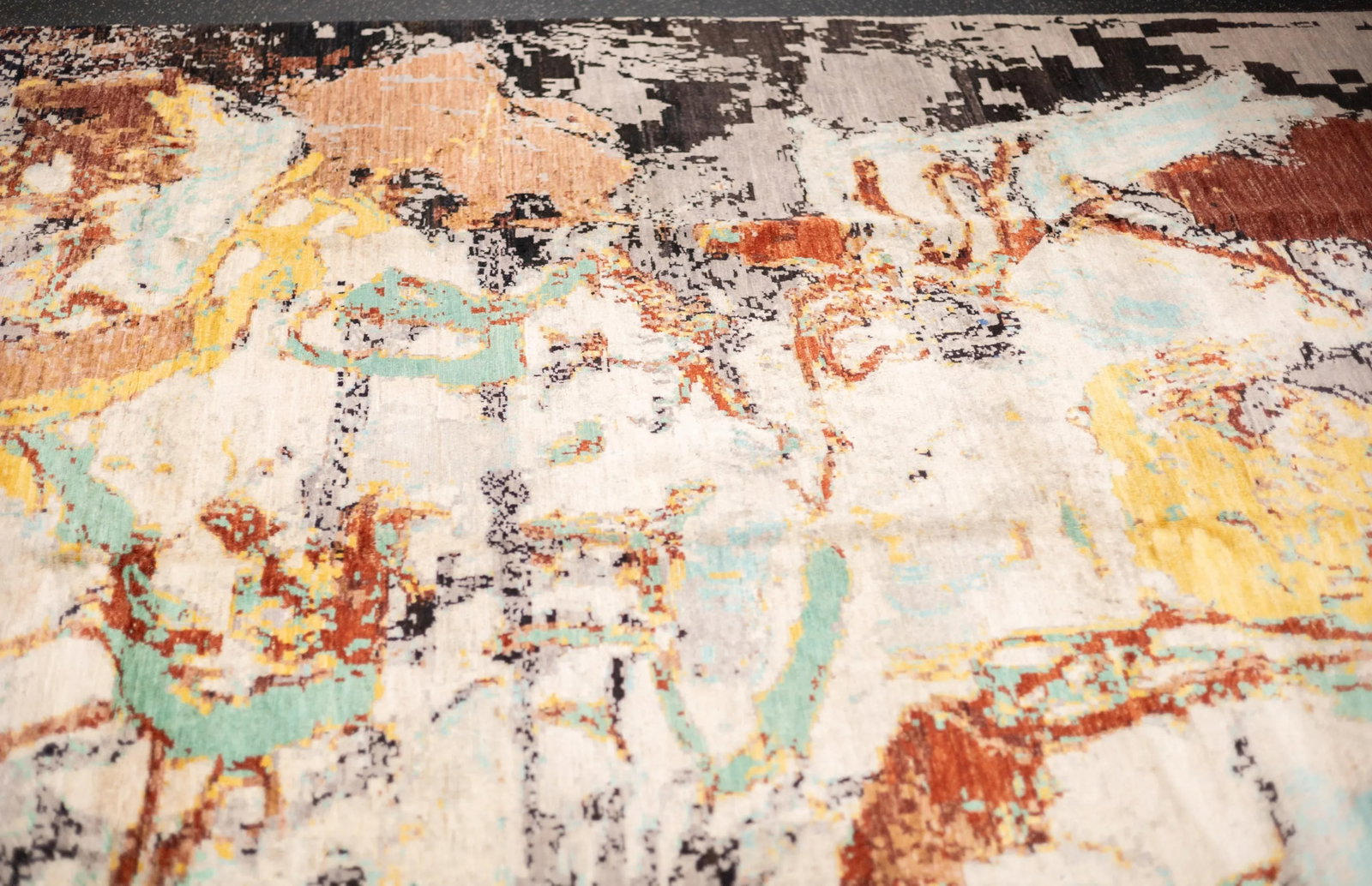 Fine Contemporary Wool Rug 8'6'' X 11'5" - 5