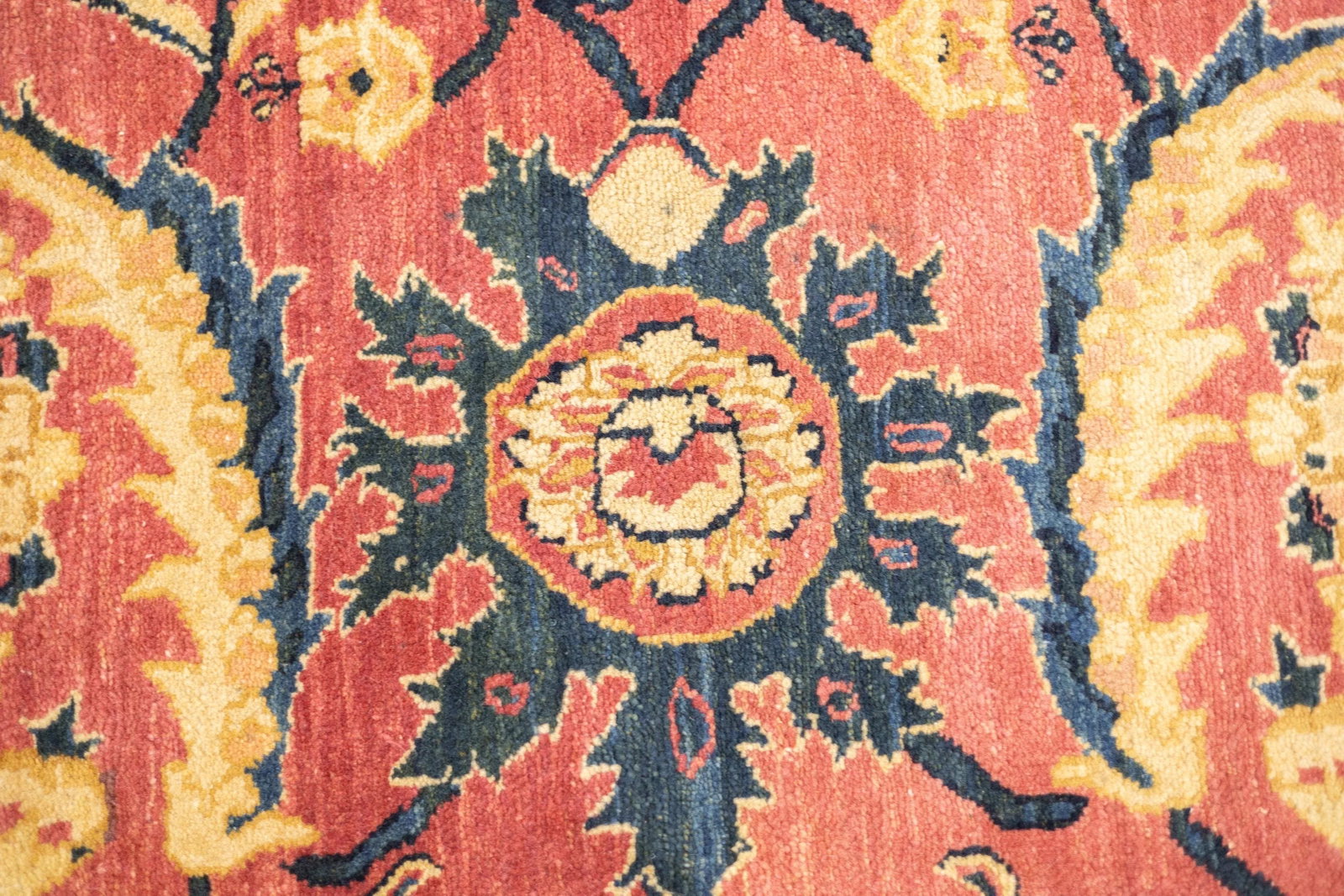 Antique Indian Agra Wool Rug 8'11" X 12'1" - 12
