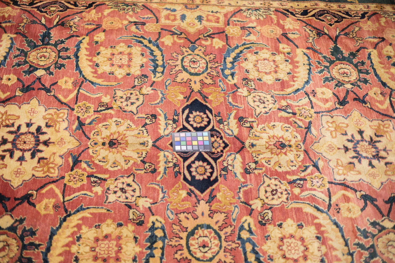 Antique Indian Agra Wool Rug 8'11" X 12'1" - 9