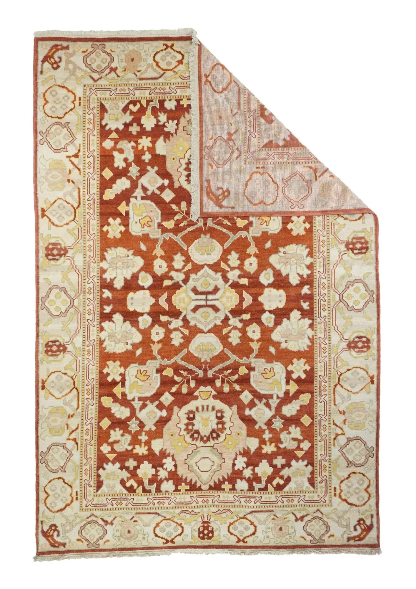 Turkish Oushak Rug 6'0" X 9'0" - 2