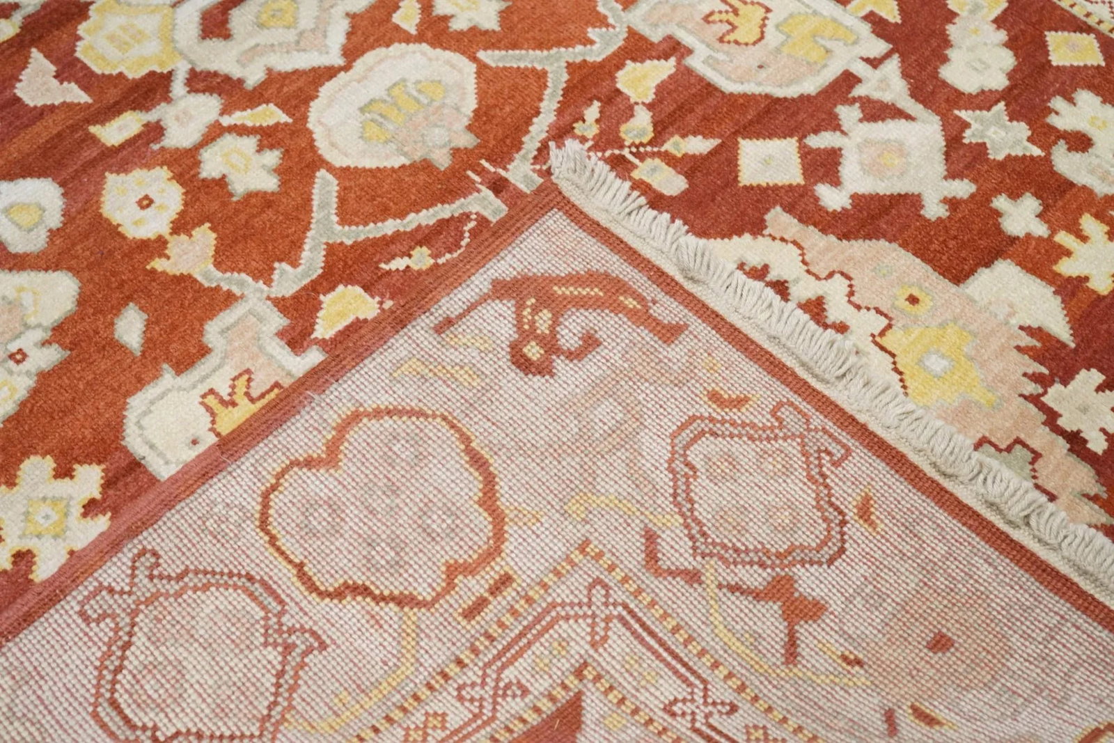 Turkish Oushak Rug 6'0" X 9'0" - 4
