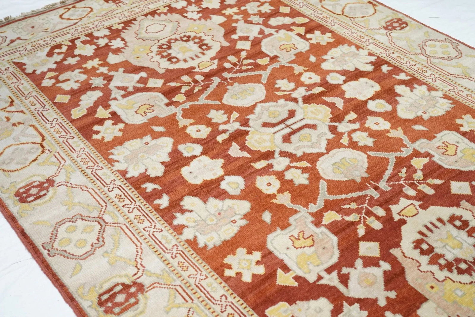 Turkish Oushak Rug 6'0" X 9'0" - 7