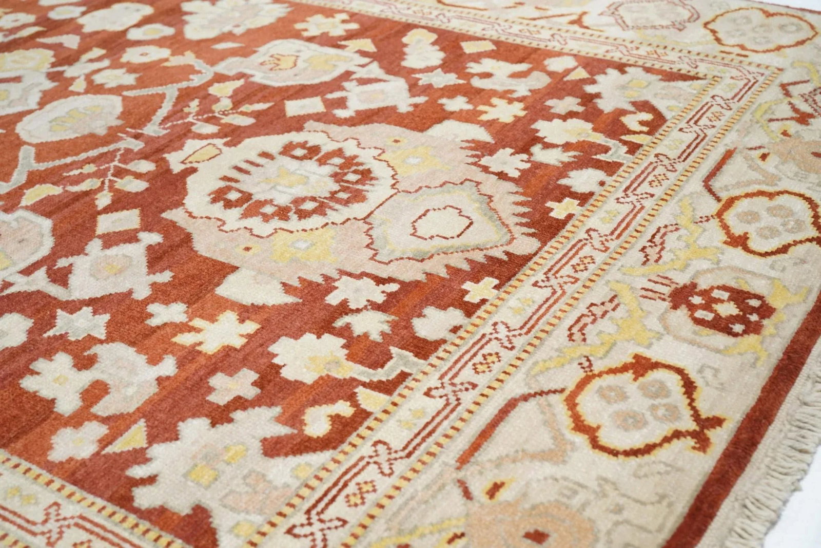 Turkish Oushak Rug 6'0" X 9'0" - 8