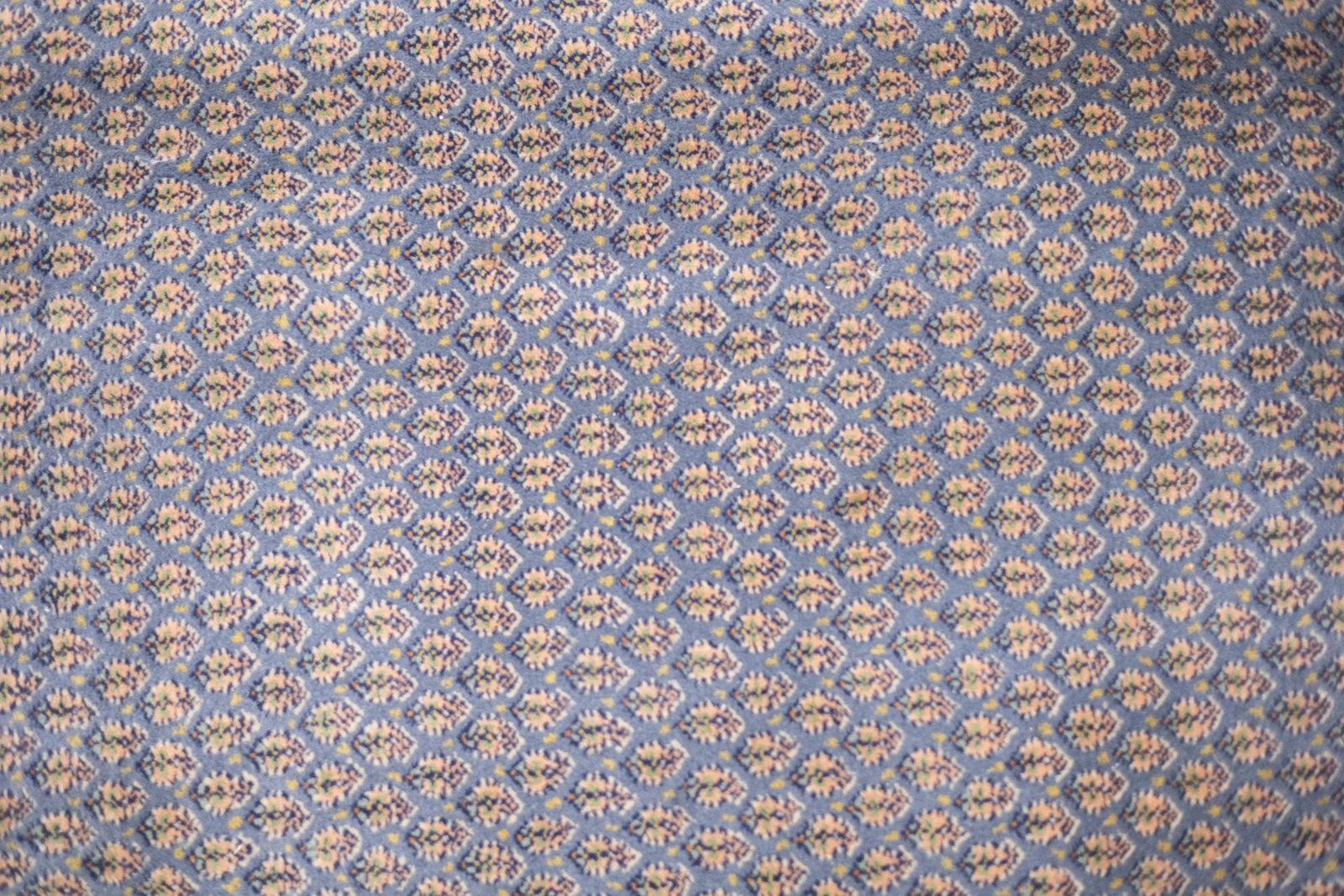 Mid Century Indo Tabriz Wool Rug 6'6" X 9'9" - 9