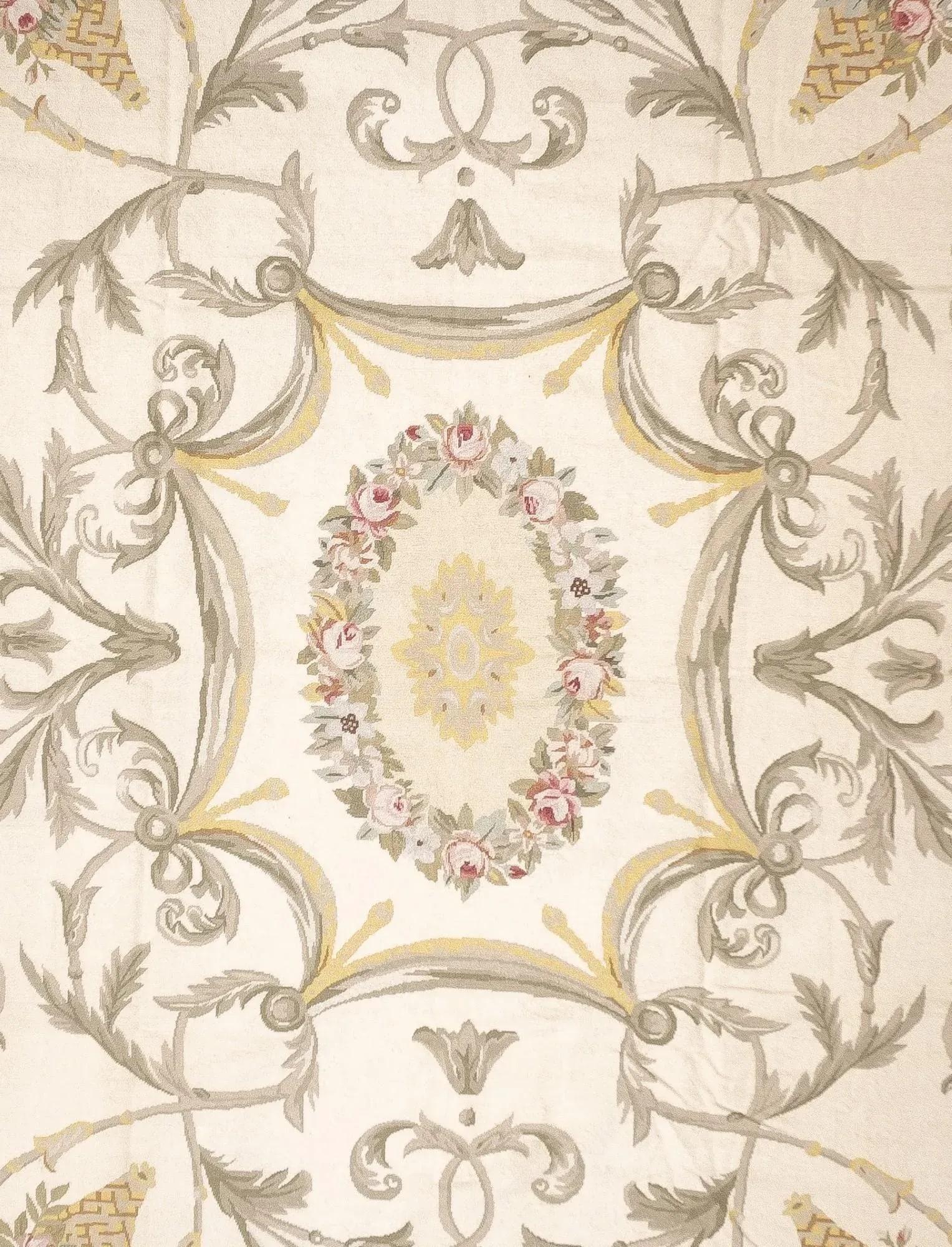 French Aubusson Design Rug 9'0" X 12'0" - 3