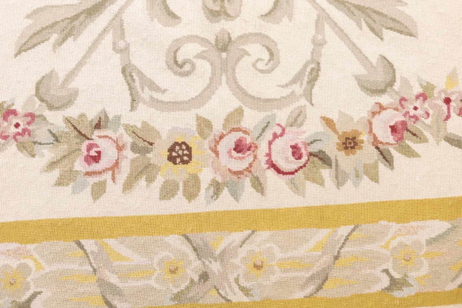 French Aubusson Design Rug 9'0" X 12'0" - 4