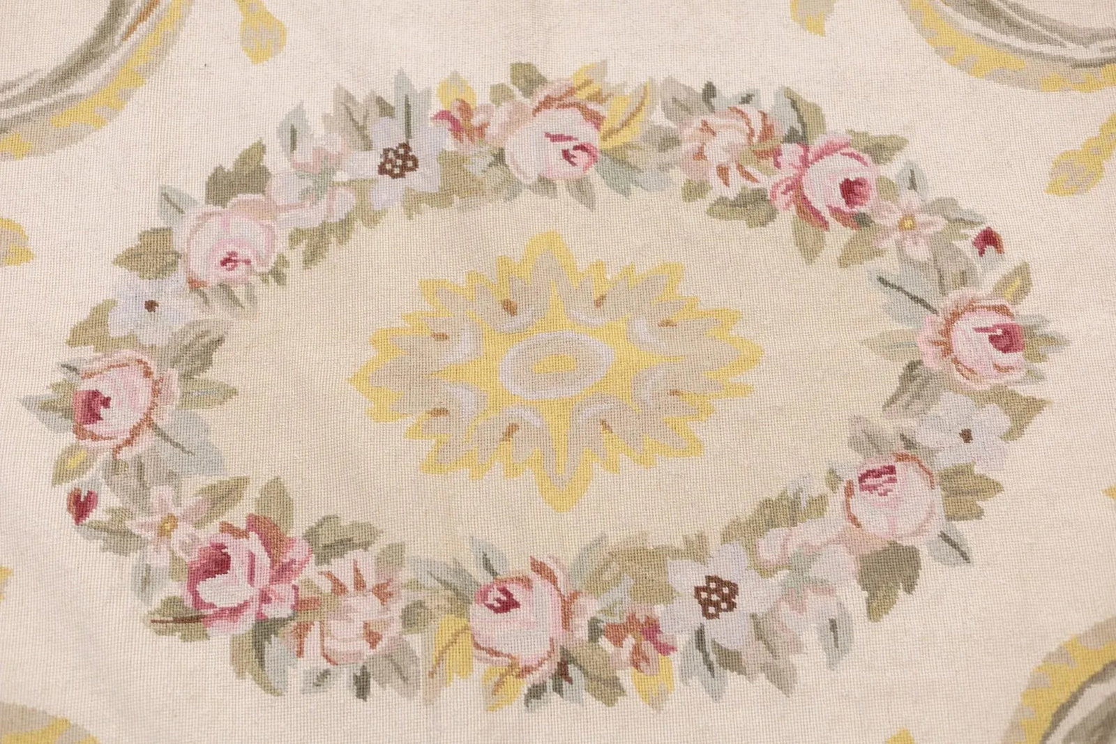 French Aubusson Design Rug 9'0" X 12'0" - 7
