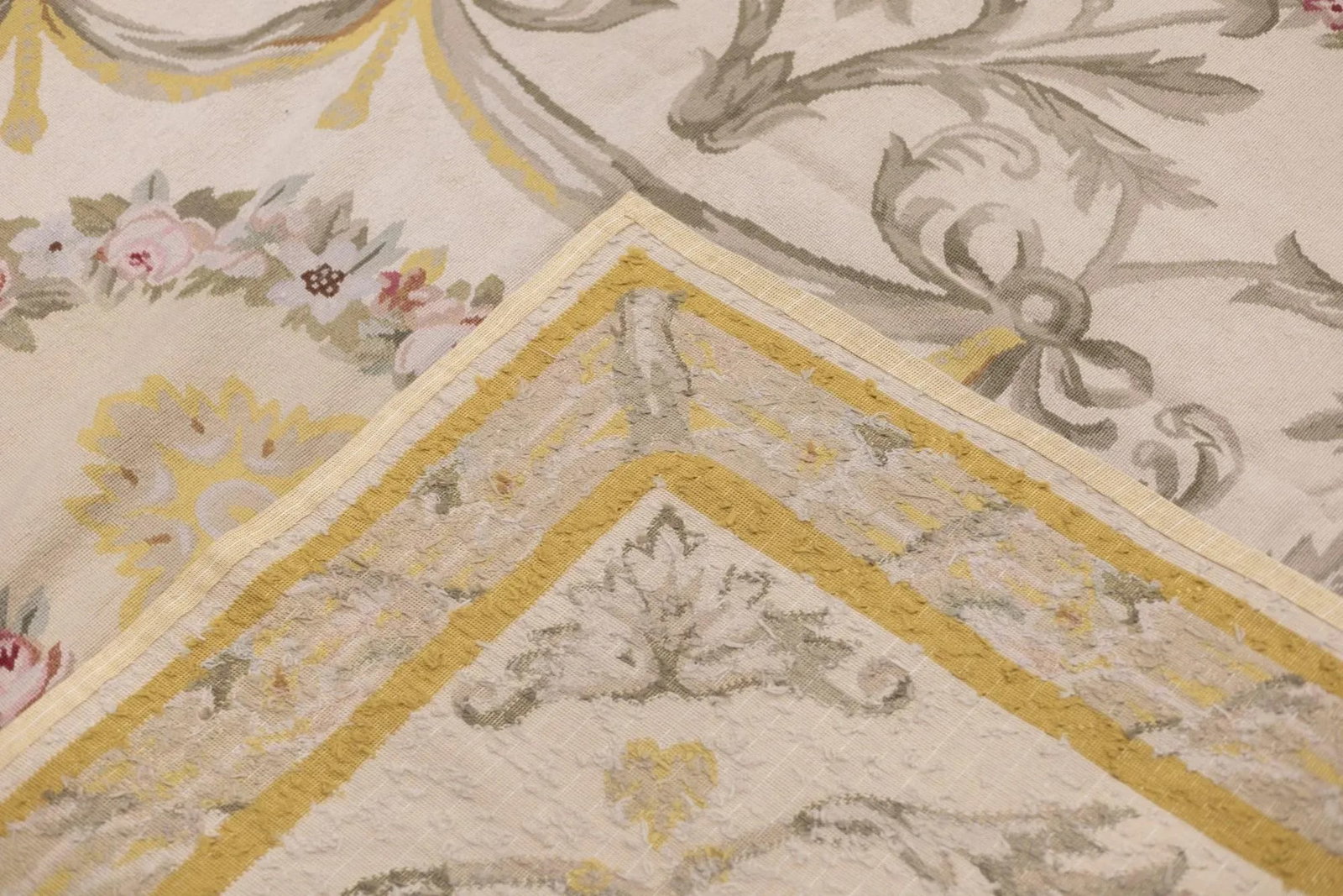 French Aubusson Design Rug 9'0" X 12'0" - 9