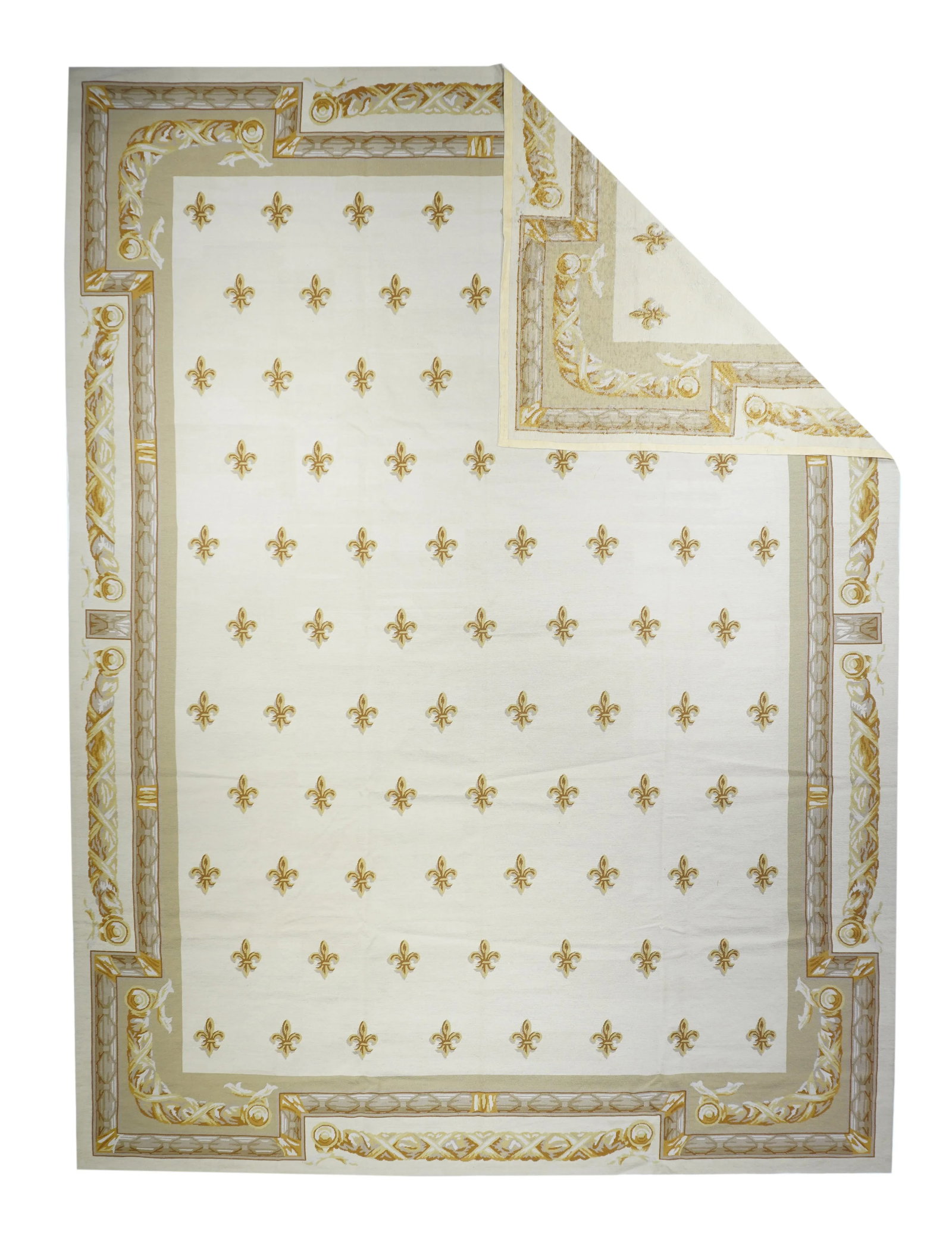 French Aubusson Design Rug 12'0" X 15'0" - 2