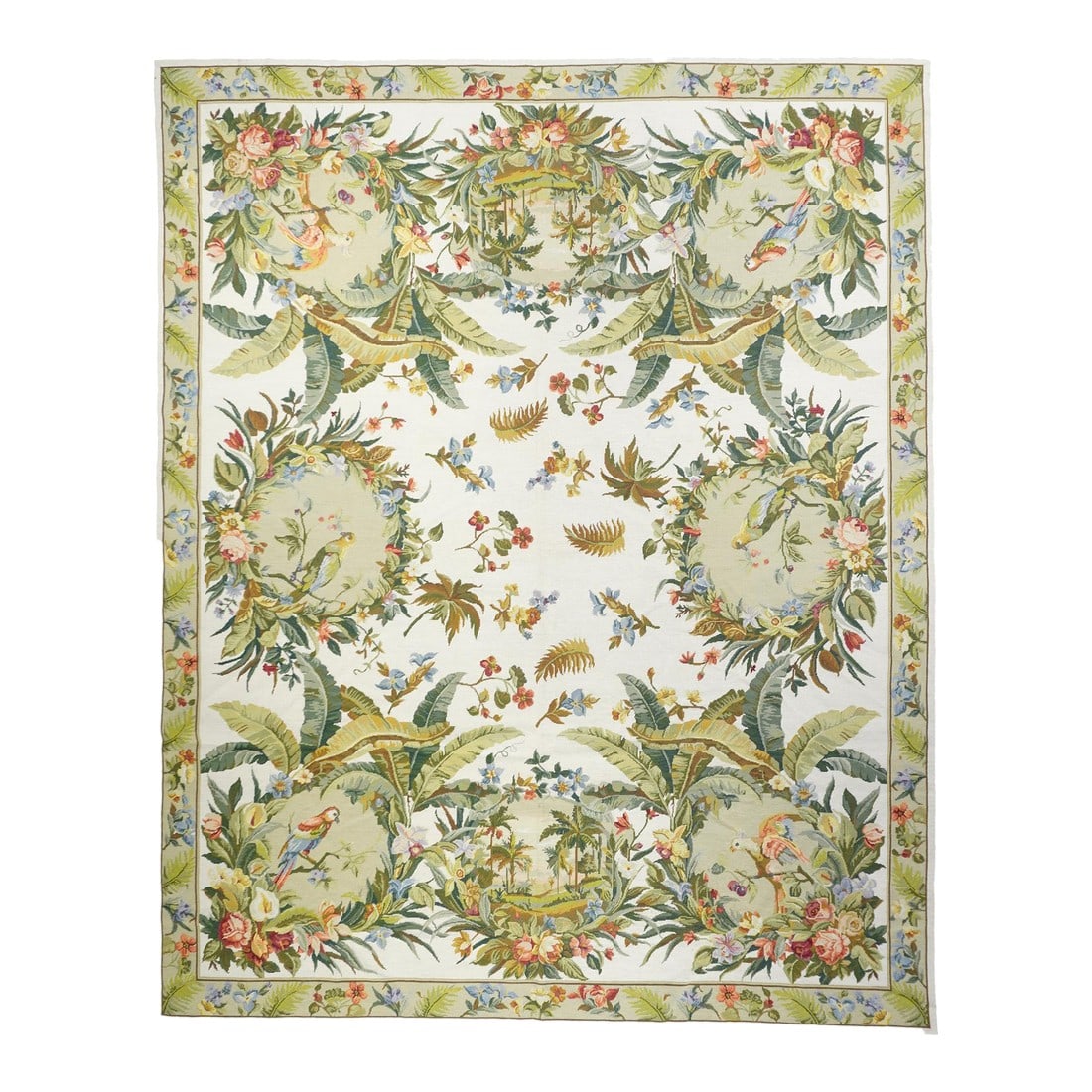 French Aubusson Design Rug 8'0" X 10'0" (1 of 9)