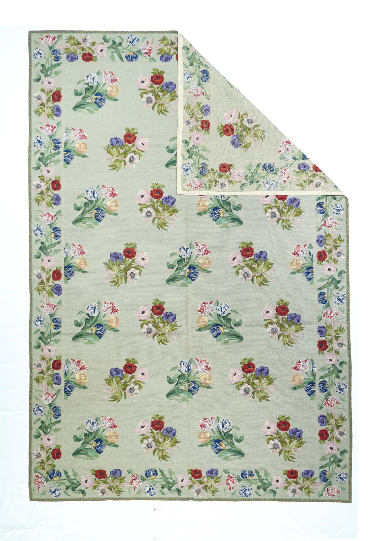 French Aubusson Design Rug 6'0" X 9'0" - 2
