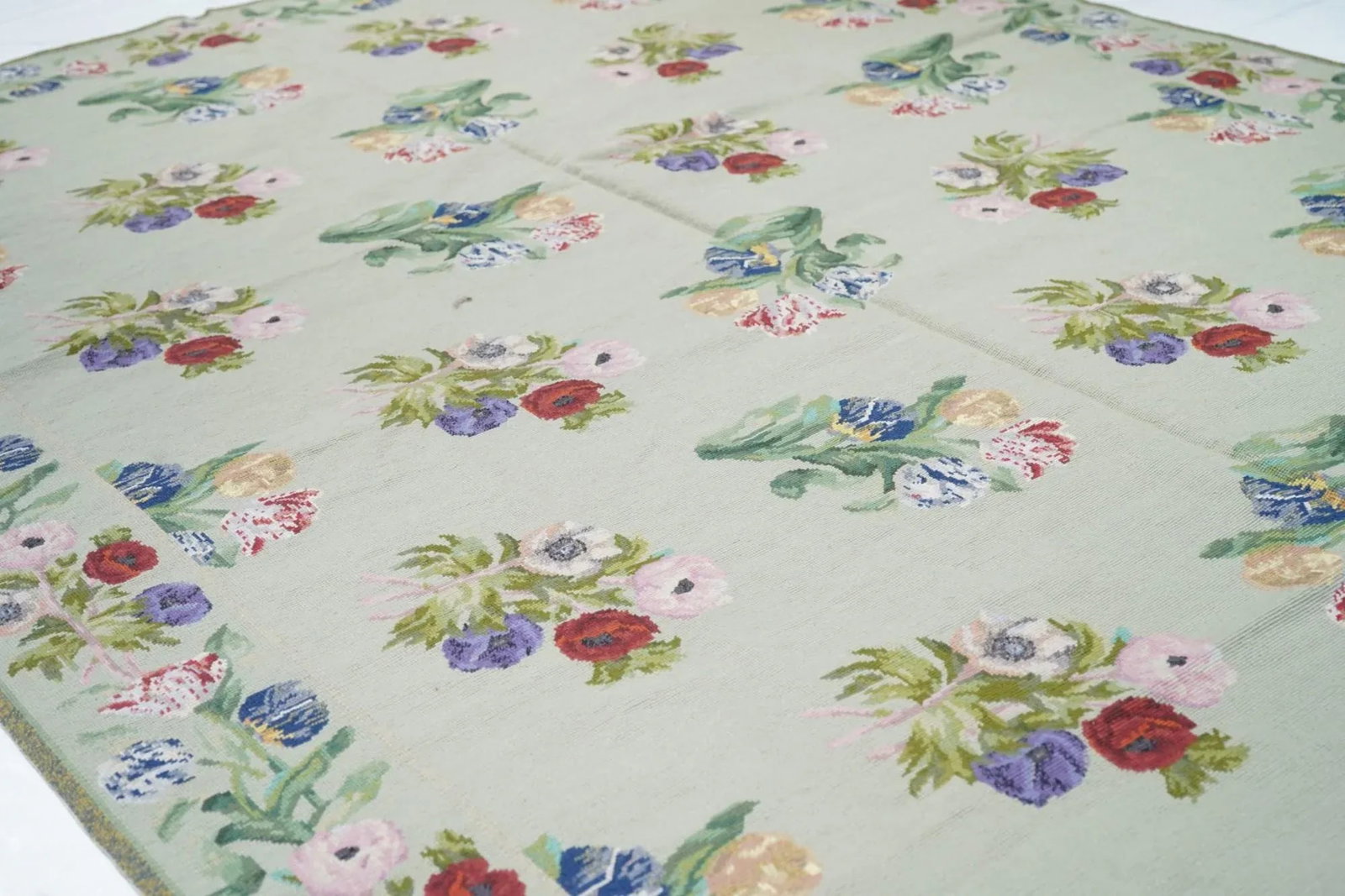 French Aubusson Design Rug 6'0" X 9'0" - 5
