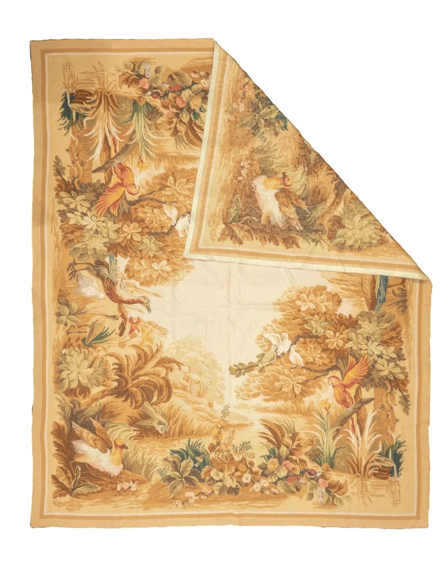French Aubusson Design Rug 8'0" X 10'0" - 2