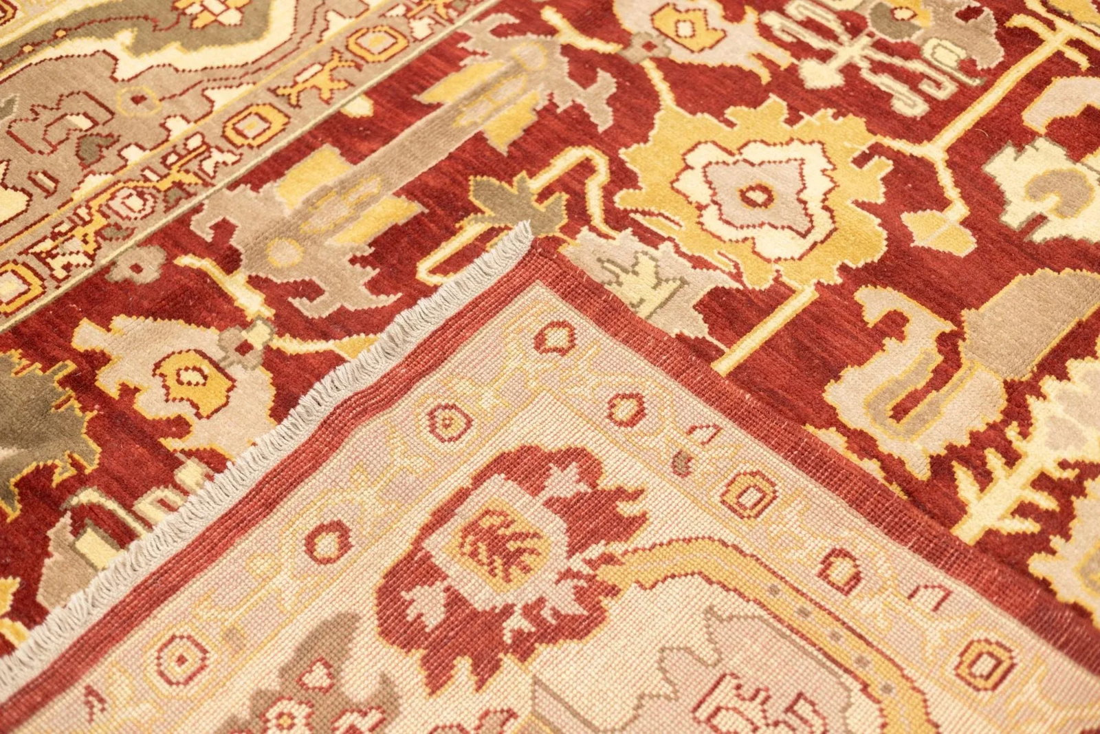 Turkish Oushak Rug 9'0" X 12'0" - 10