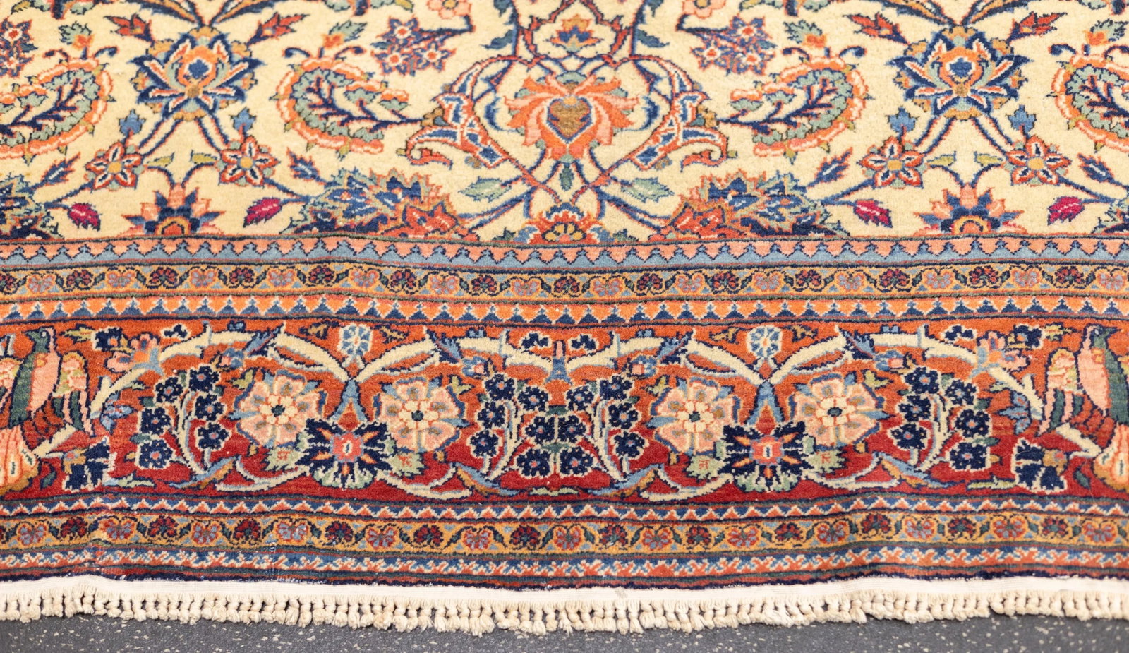 Antique Persian Kashan Rug 6'9" X 9'3'' - 4