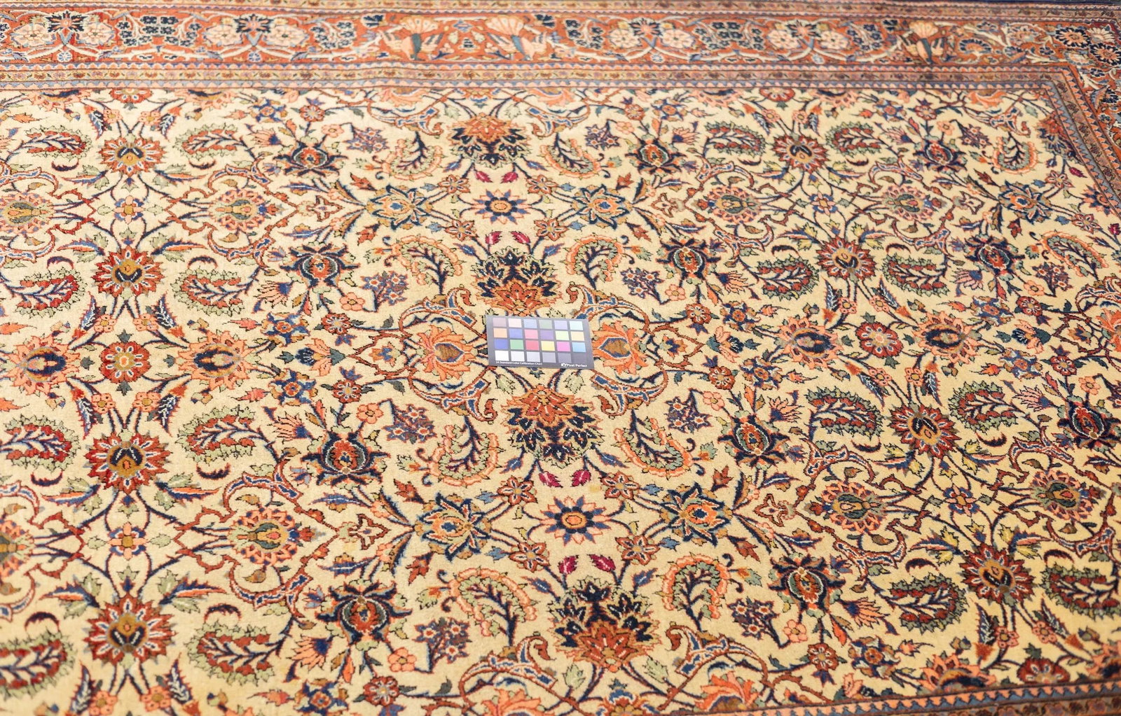 Antique Persian Kashan Rug 6'9" X 9'3'' - 8