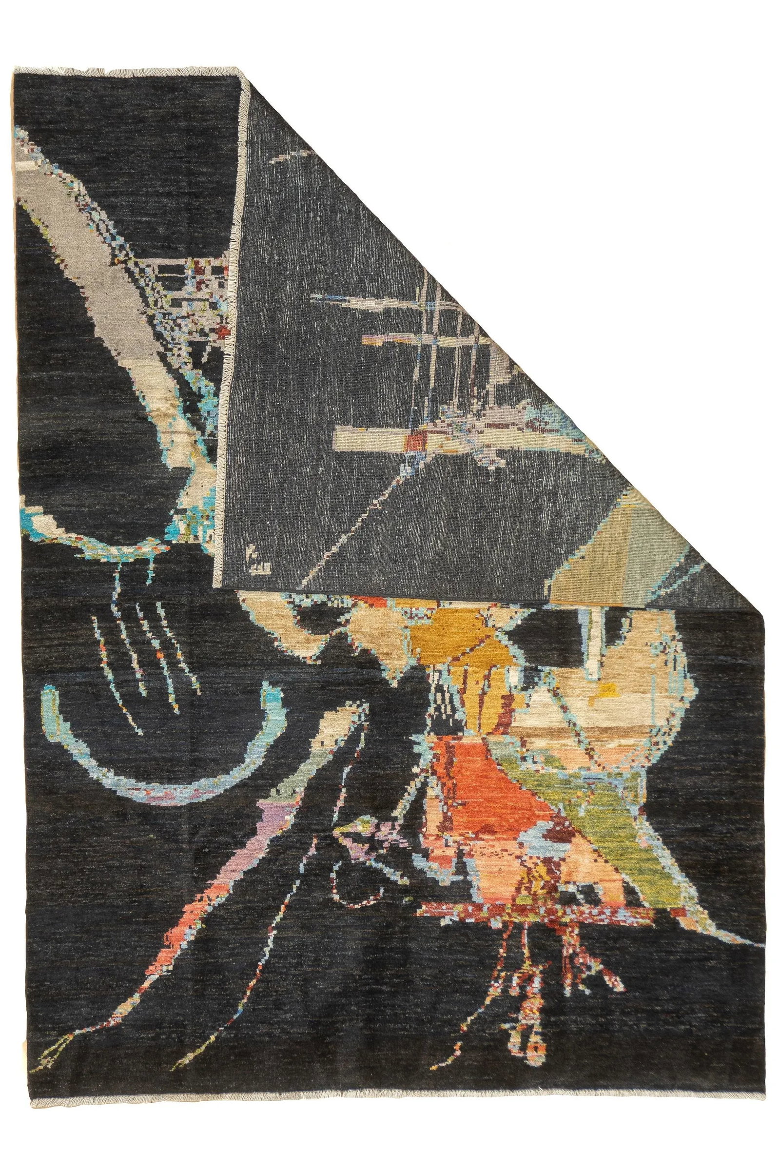 Fine Contemporary Wool Rug 5'6" X 7'7'' - 2
