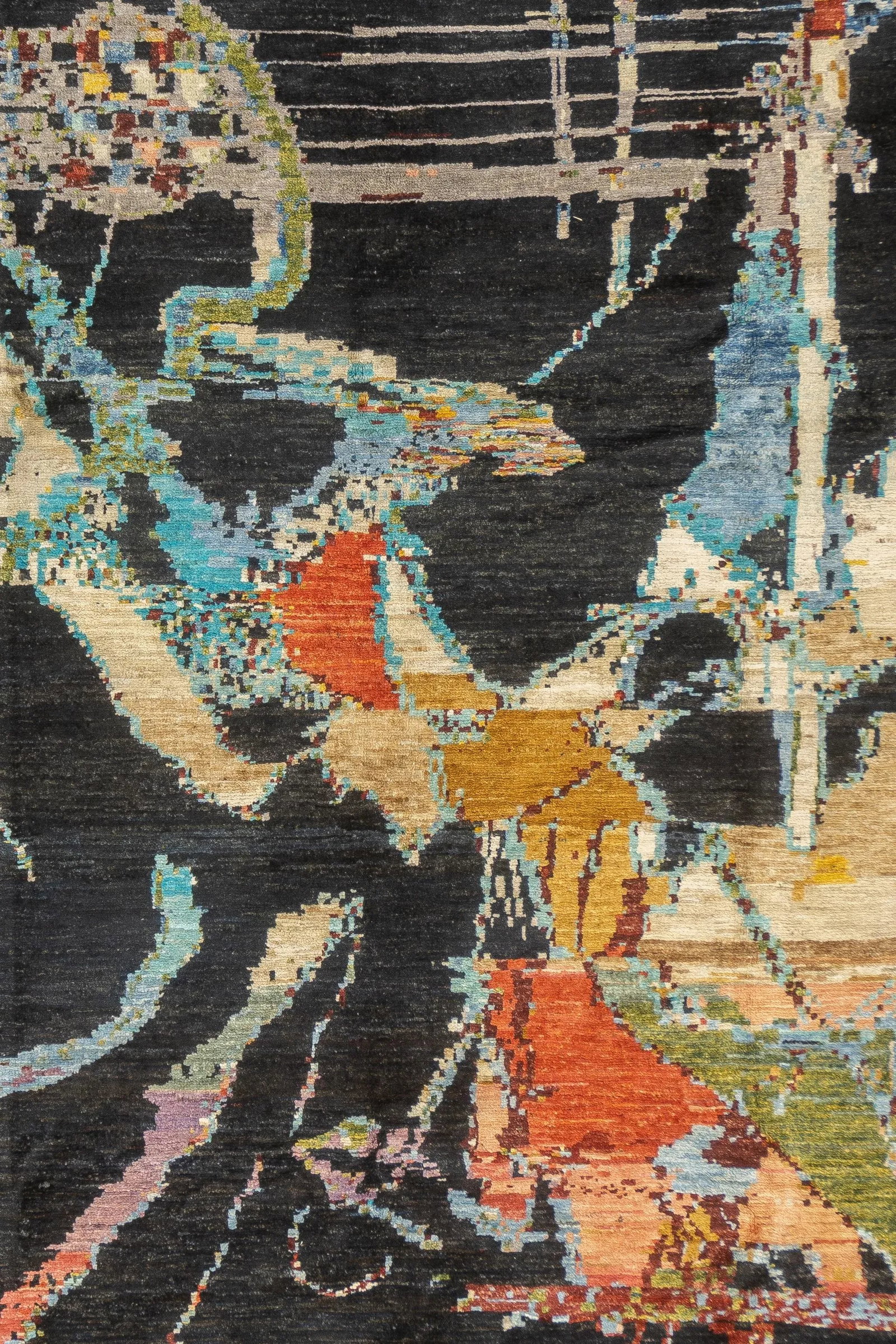 Fine Contemporary Wool Rug 5'6" X 7'7'' - 3