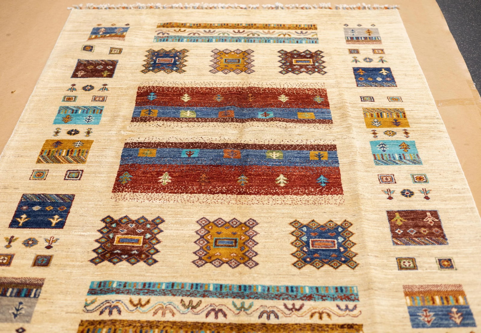 Fine Persian Gabbeh Rug 5'0" X 6'9'' - 5