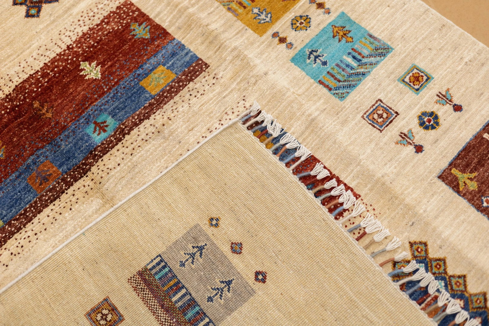 Fine Persian Gabbeh Rug 5'0" X 6'9'' - 7