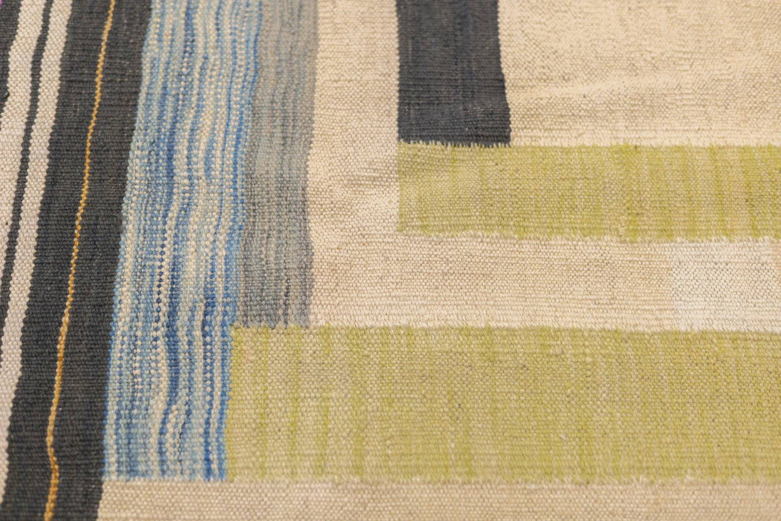 Fine Contemporary Turkish Kilim Flat Weave Wool Rug 5'8" X 8'0" - 10