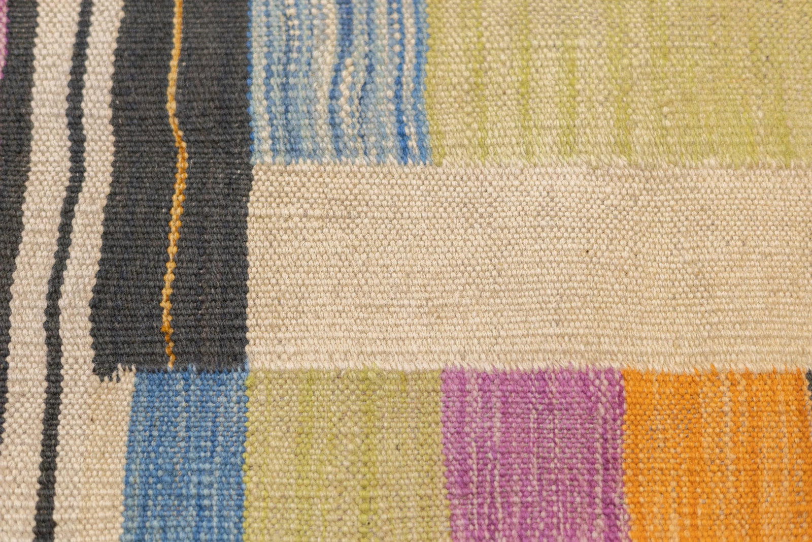Fine Contemporary Turkish Kilim Flat Weave Wool Rug 5'8" X 8'0" - 11