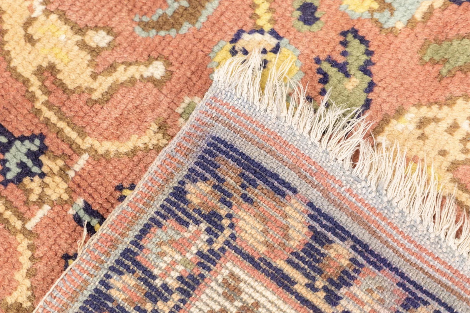Vintage European Wool Rug 6'6'' X 9'8" - 10