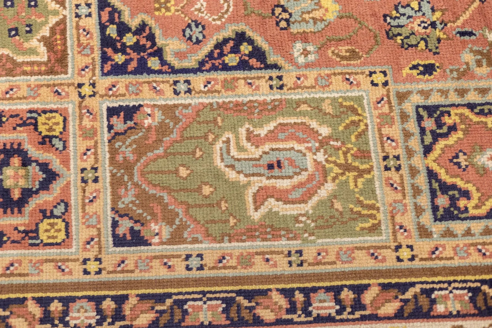 Vintage European Wool Rug 6'6'' X 9'8" - 12
