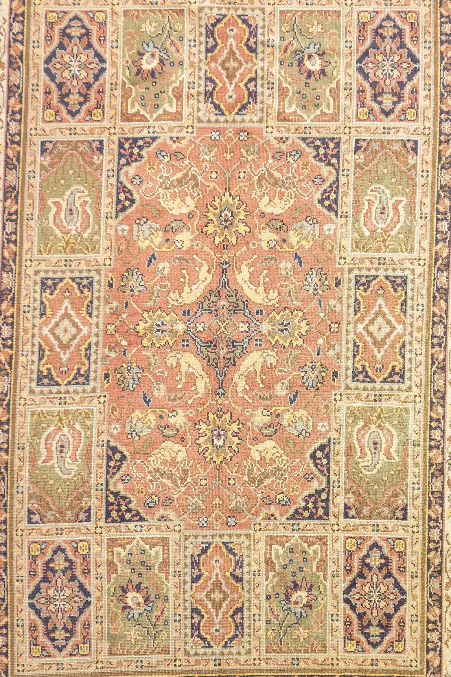 Vintage European Wool Rug 6'6'' X 9'8" - 3