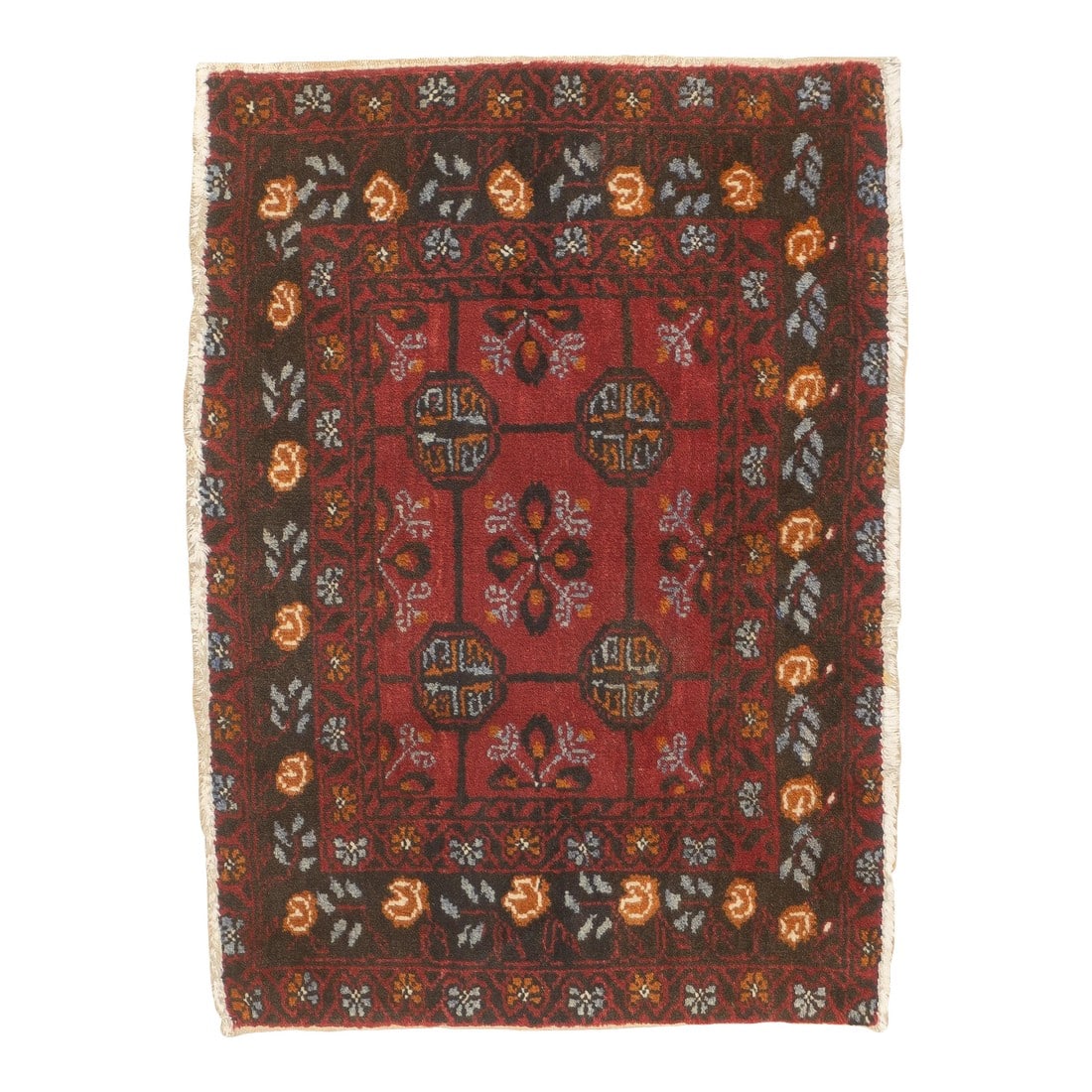 Fine Antique Bokhara Wool Rug 1'9'' X 2'5'': Fine Antique Bokhara Wool Rug 1'9'' x 2'5''. City in Uzbekistan, Central Asia. Now obsolete term referring to Turkmen, usually Tekke, carpets from the nomadic tribes in Turkmenistan. Today often used