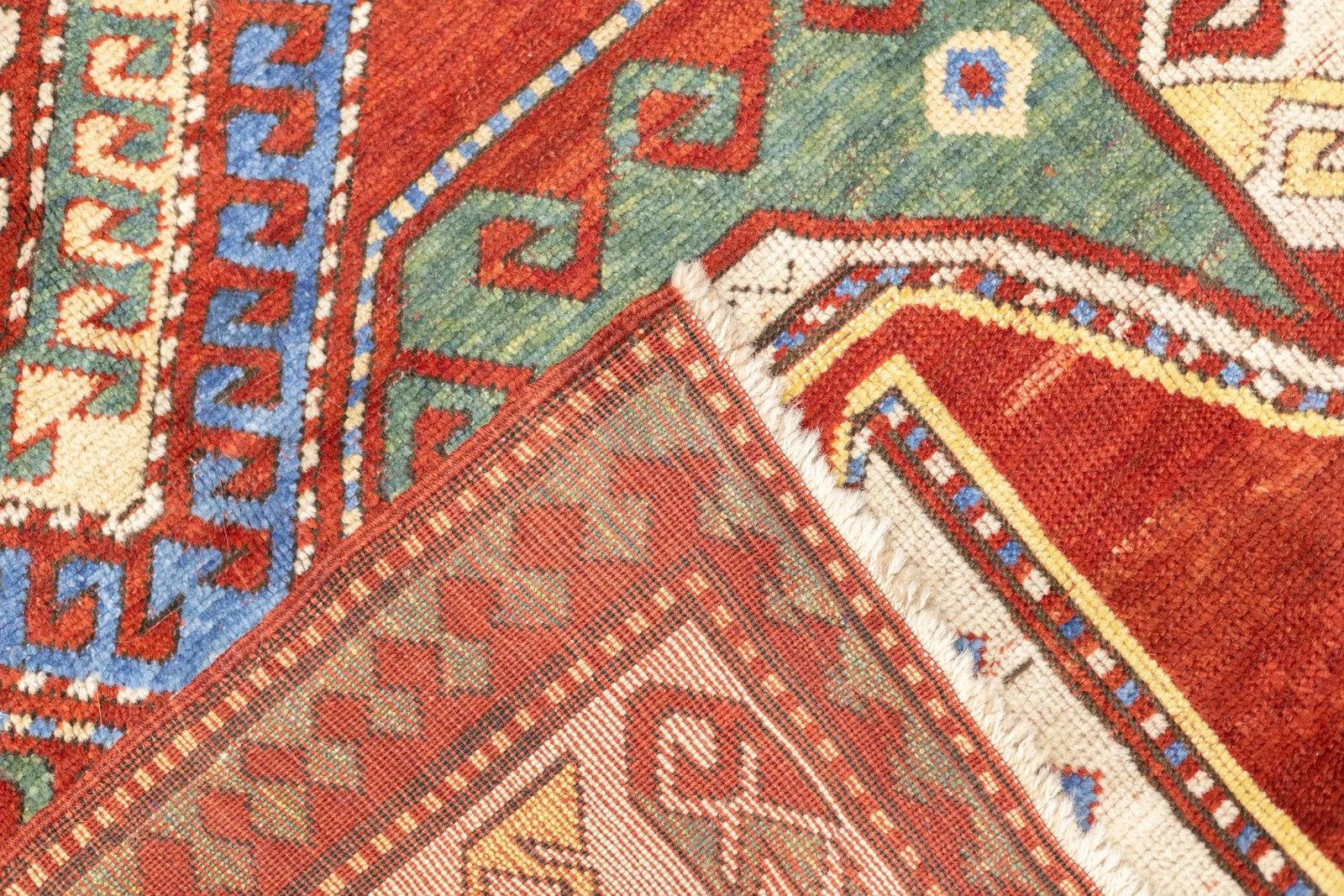 Antique Caucasian Kazak Rug 5'8" X 9'10'' - 13