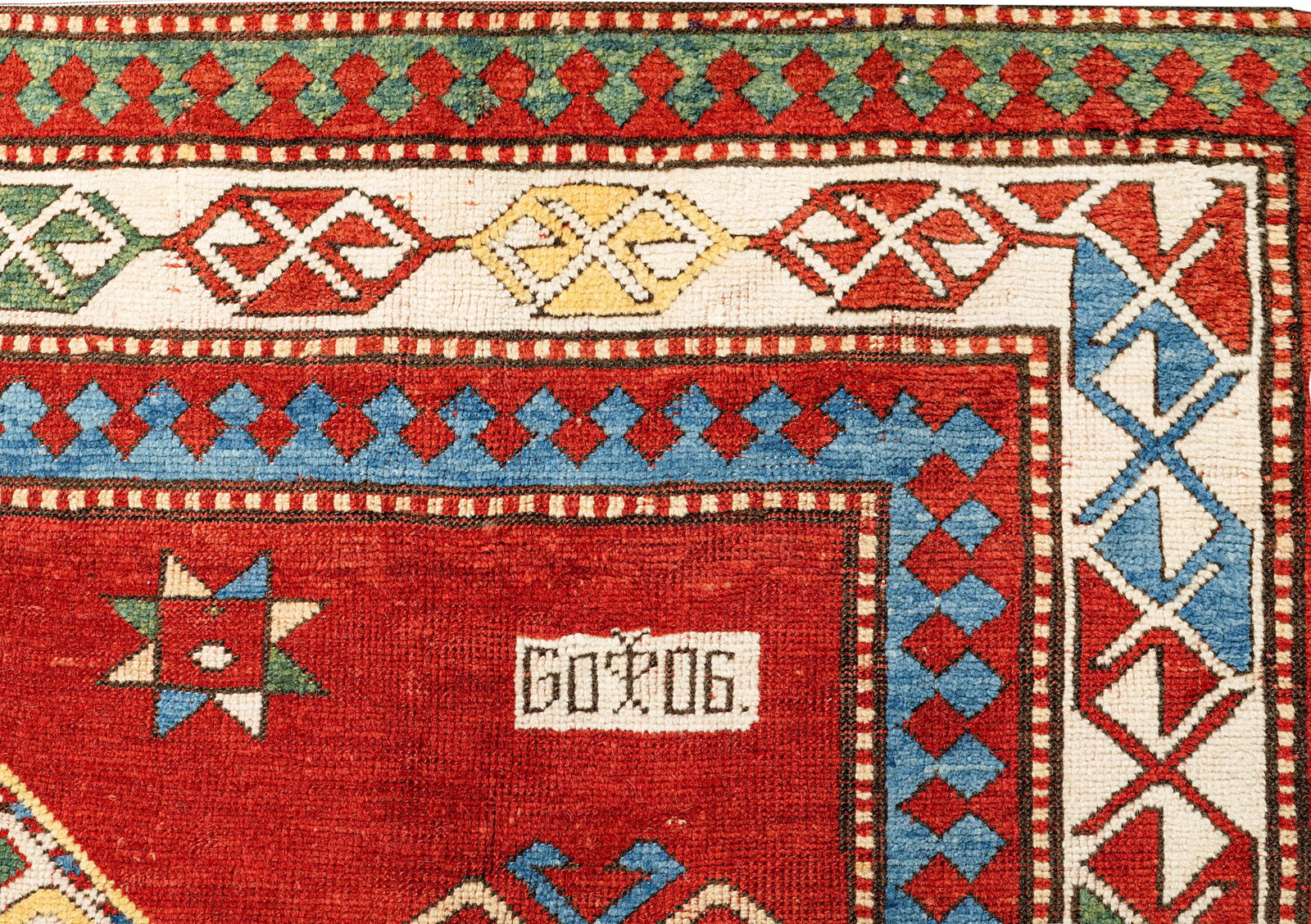 Antique Caucasian Kazak Rug 5'8" X 9'10'' - 8