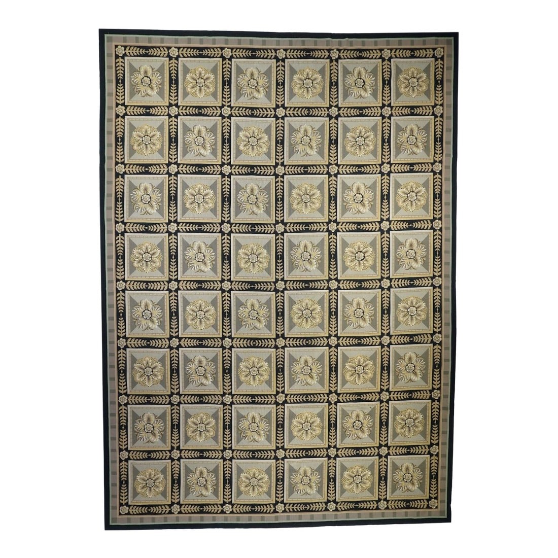 French Aubusson Design Rug 10'0" X 14'0" (1 of 9)