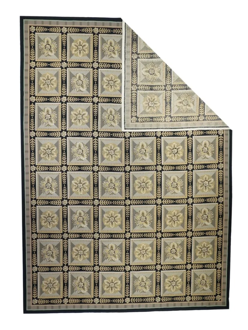 French Aubusson Design Rug 10'0" X 14'0" - 2