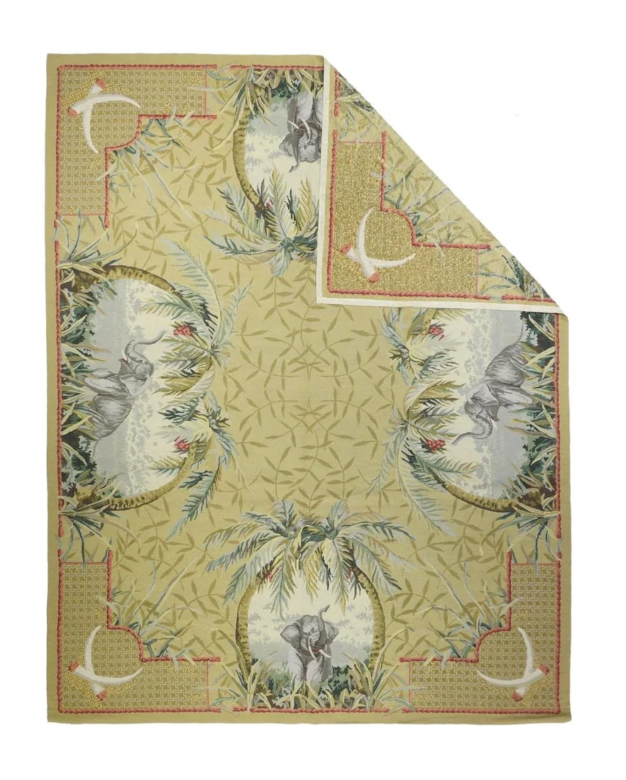 French Aubusson Design Rug 7'11'' X 10'0" - 2