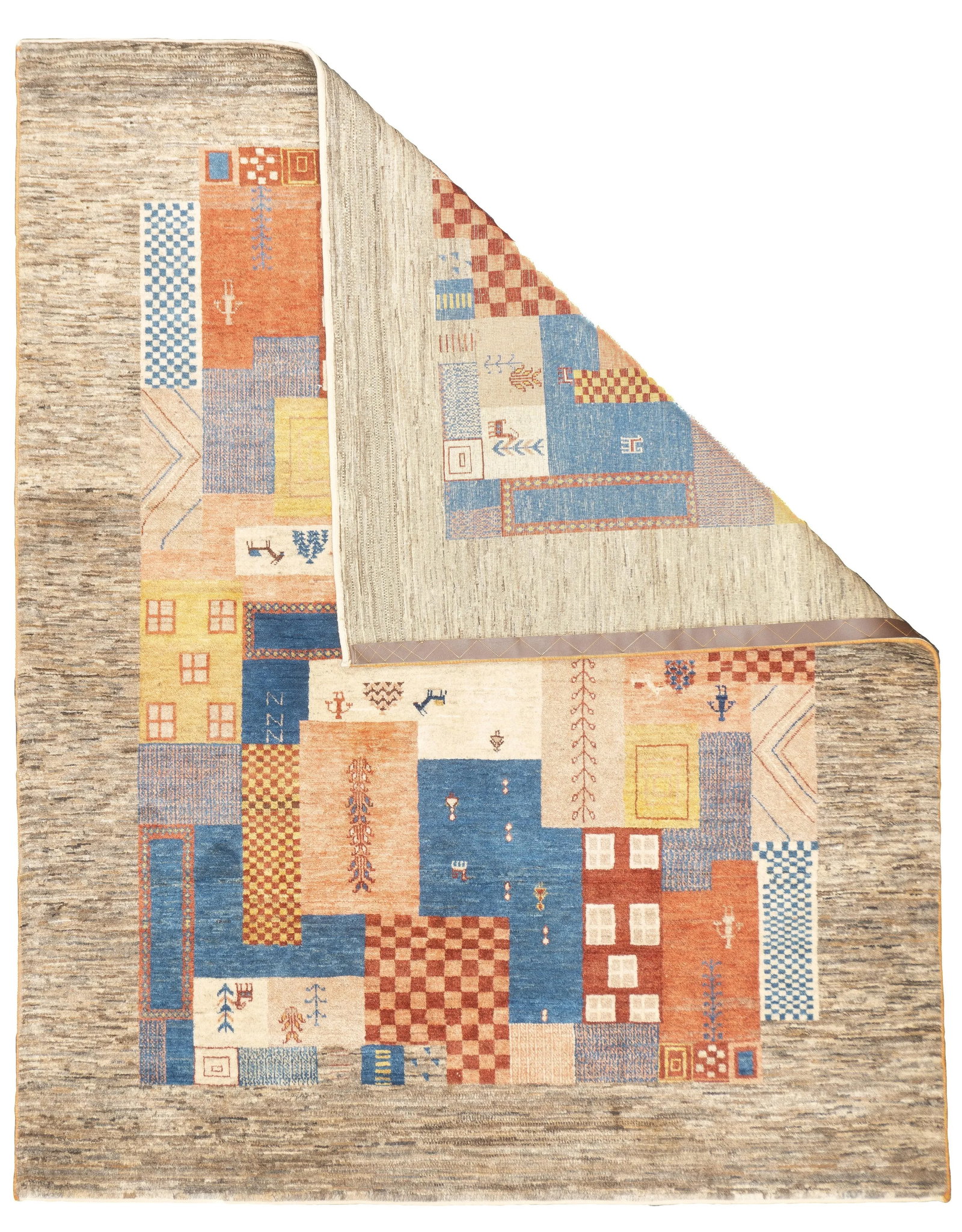 Mid Century Persian Gabbeh Rug 5'3'' X 6'6'' - 2