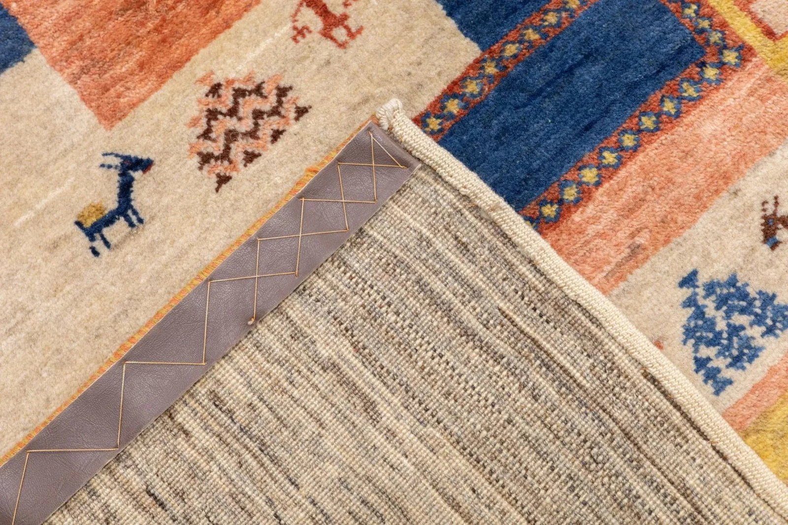 Mid Century Persian Gabbeh Rug 5'3'' X 6'6'' - 6