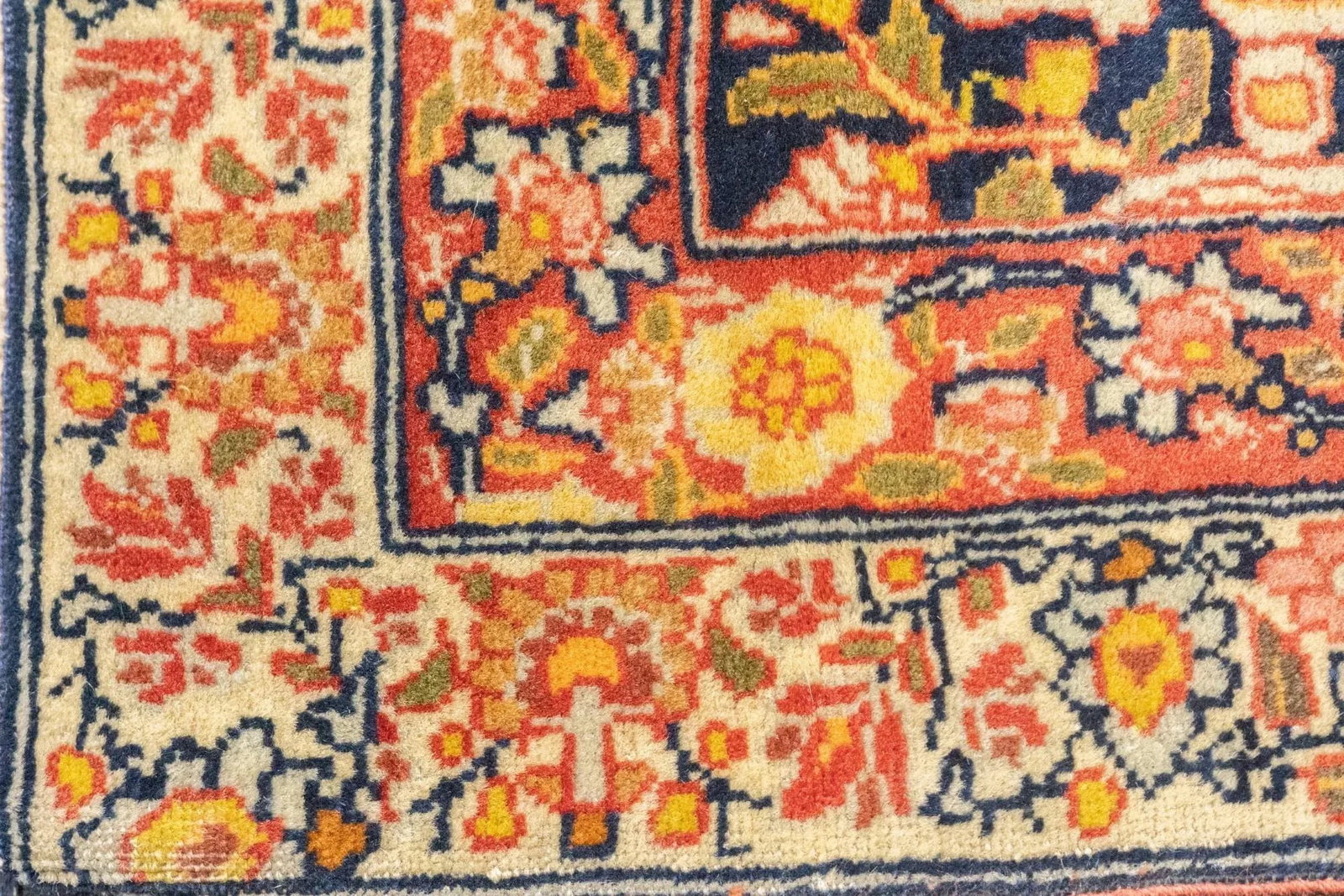 Antique Persian Haji Jalili Tabriz Rug 9'1'' X 12'9'' - 4