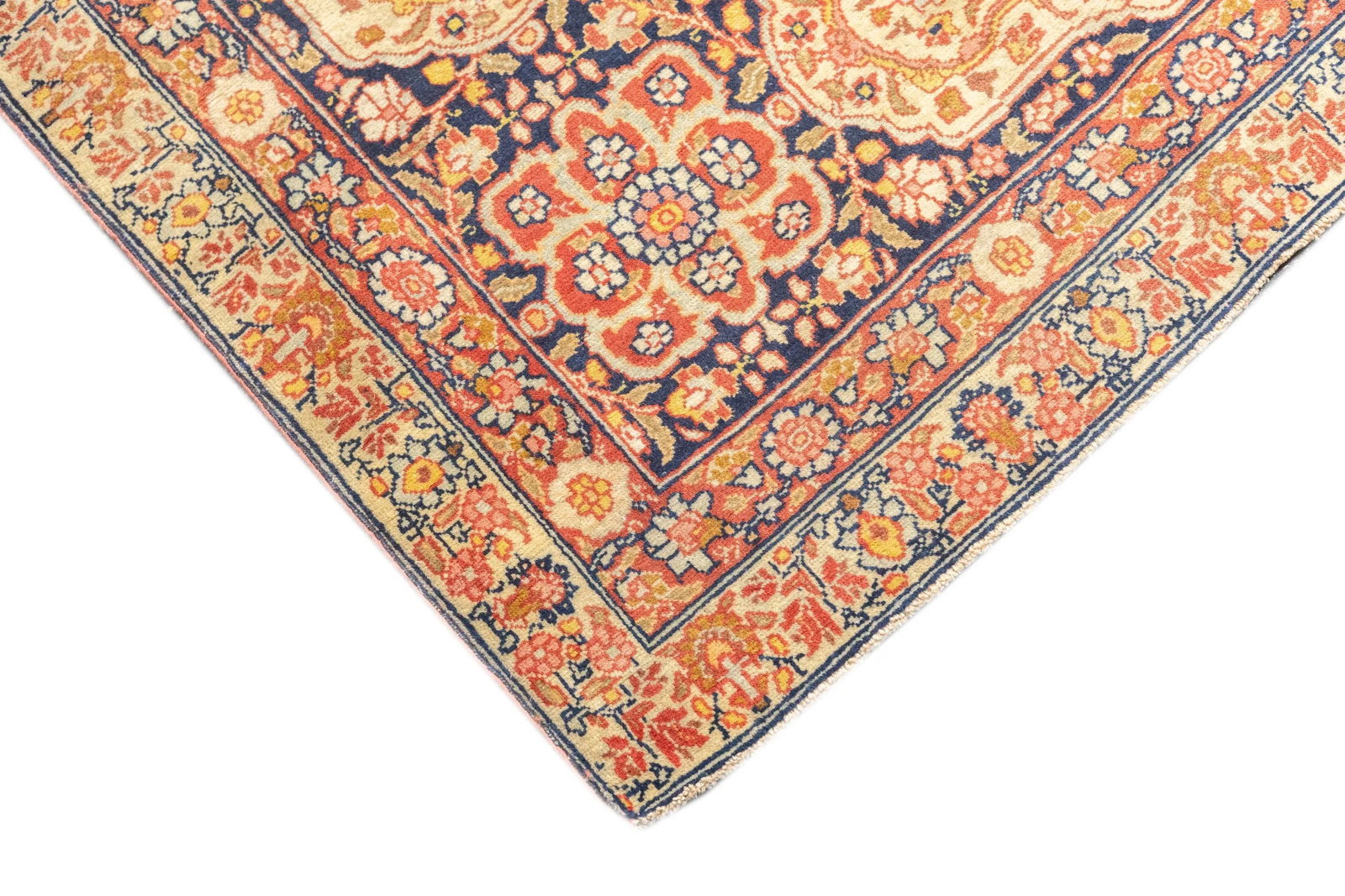 Antique Persian Haji Jalili Tabriz Rug 9'1'' X 12'9'' - 7