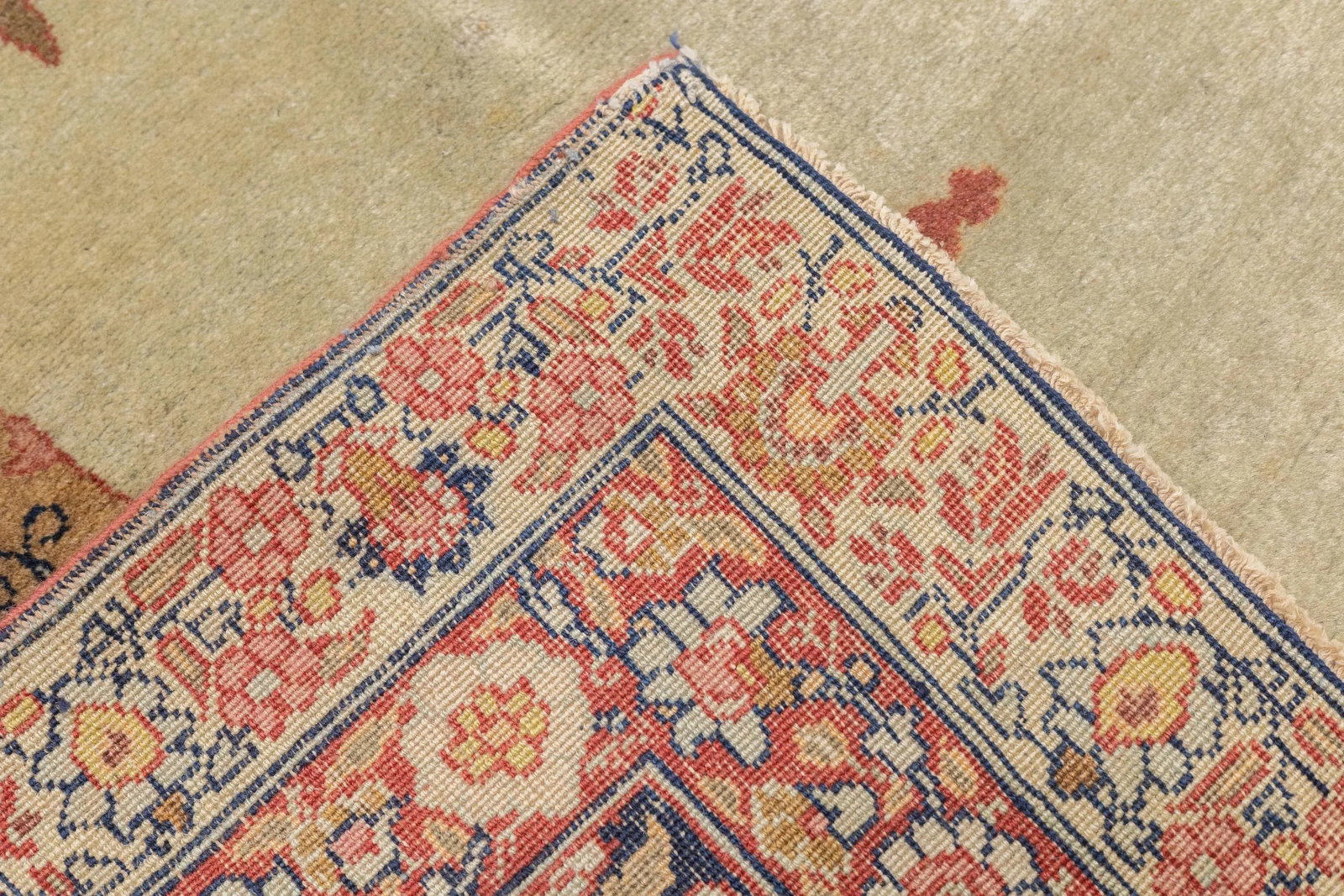 Antique Persian Haji Jalili Tabriz Rug 9'1'' X 12'9'' - 9