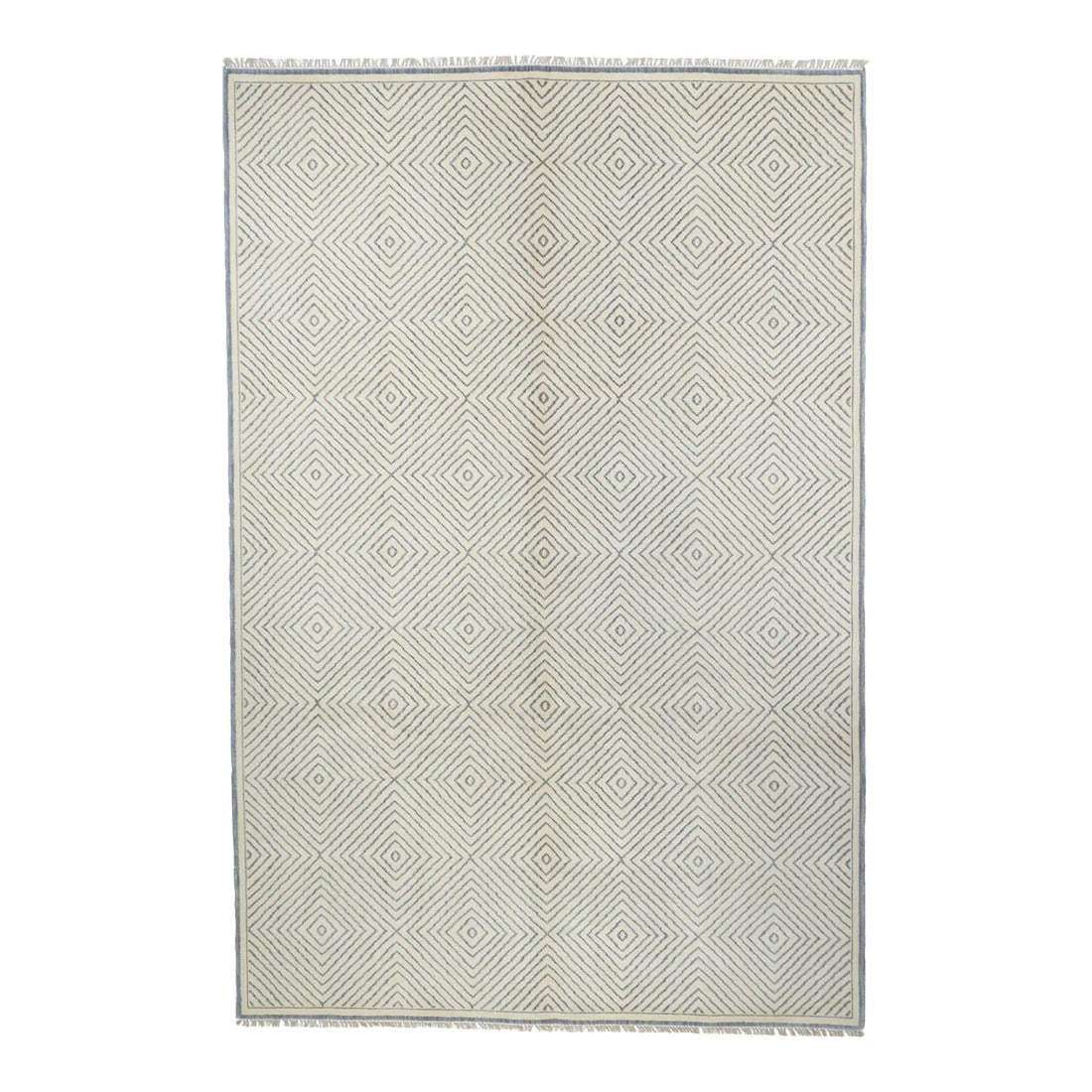 Contemporary Rug 6'0" X 9'0": Contemporary Rug 6'0" x 9'0". Recent trends including borderless, abstract, painterly, geometric, non-objective, non-traditional, restricted palette and textural variation (e.g., high and low pile). T