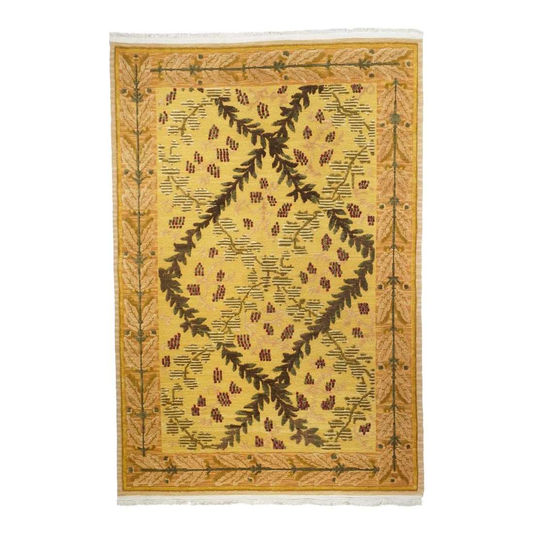 Turkish Sumak Rug 6'0" X 9'0": Turkish Sumak Rug 6'0" x 9'0". A technique rather than a specific type, in which warps are wrapped by coloured wefts to create a pattern. Caucasian, Turkish, Persian and other types. Produces a flat s