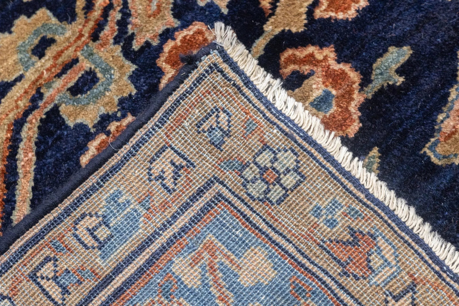 Antique Farahan Sarouk Rug 8'6'' X 11'2'' - 12