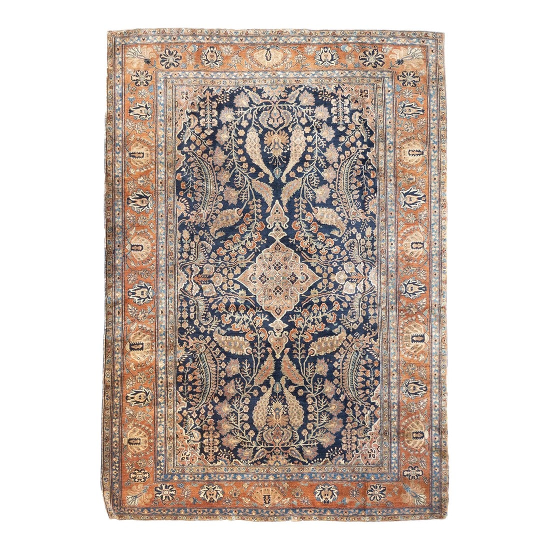 Antique Farahan Sarouk Rug 8'6'' X 11'2'' (1 of 13)