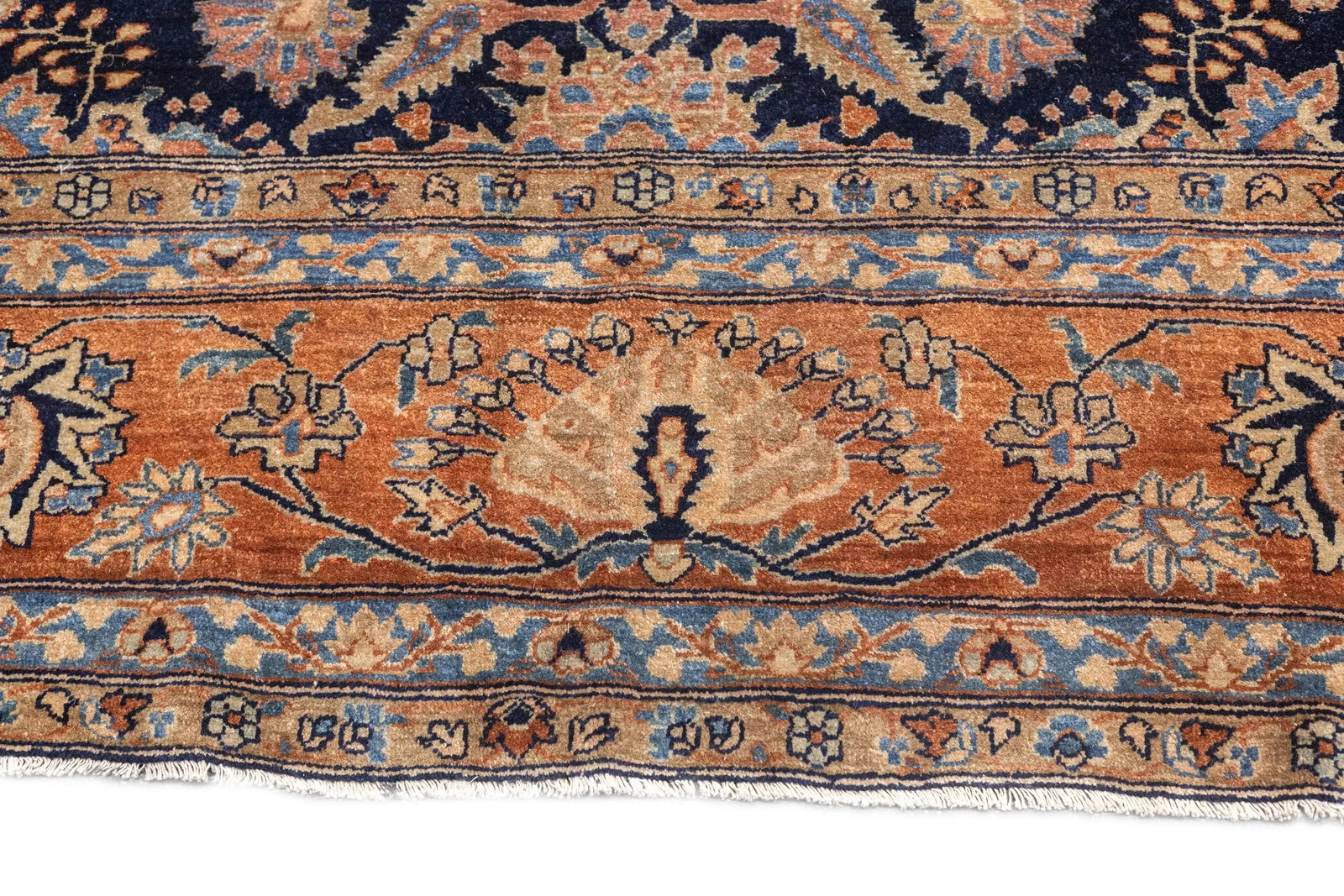 Antique Farahan Sarouk Rug 8'6'' X 11'2'' - 7