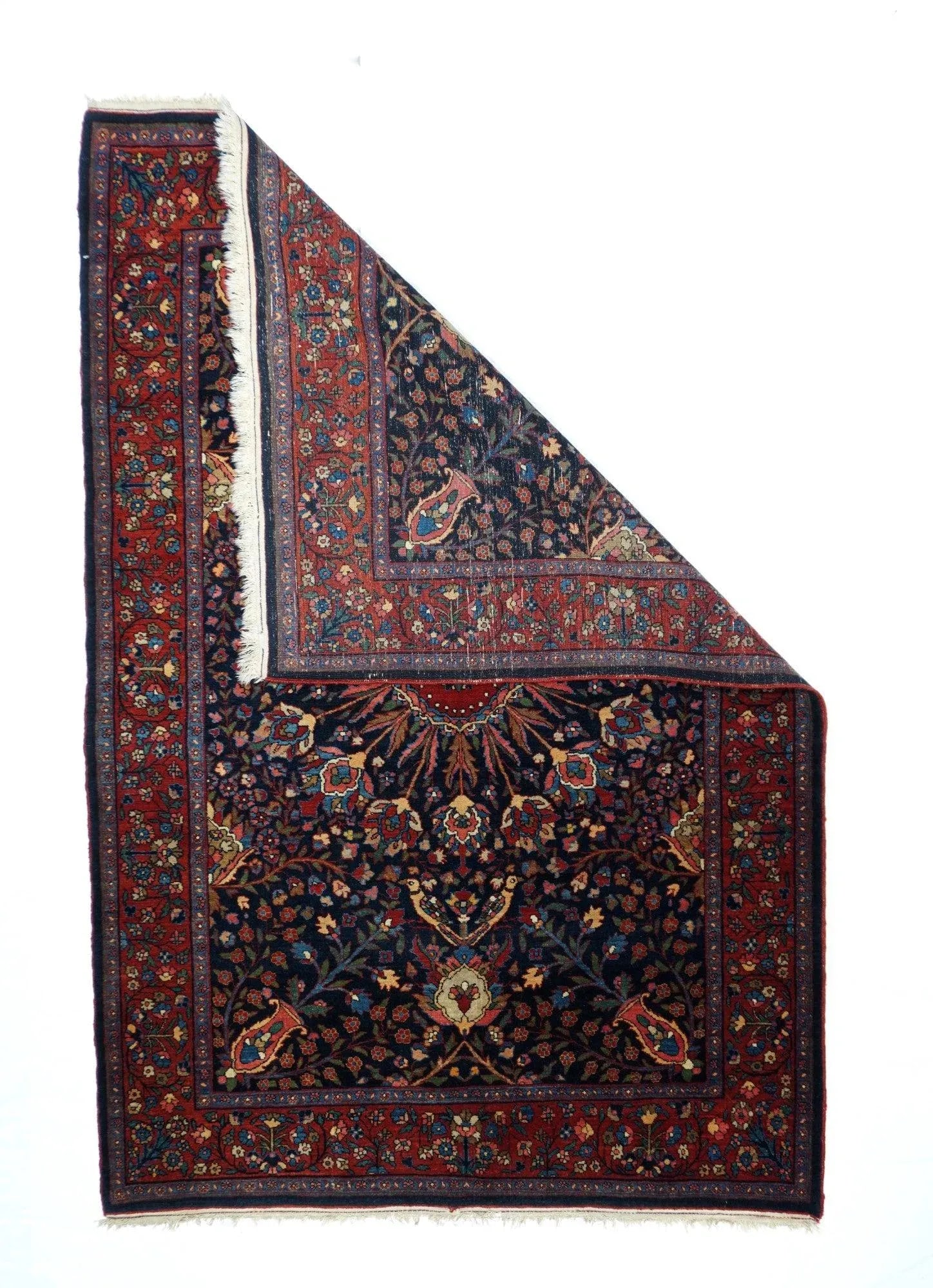 Antique Bidjar Rug 4'6'' X 6'8'' - 2