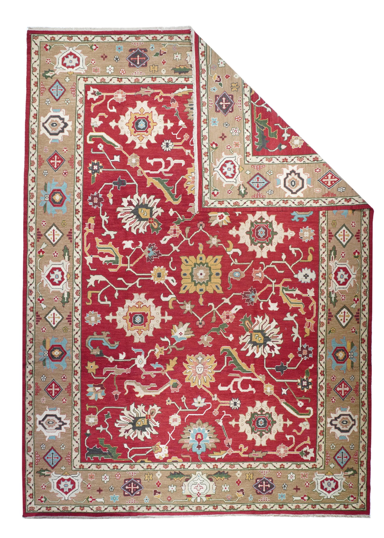 Early 21st Century Red Turkish Rug 10'0'' X 14'0'' - 2