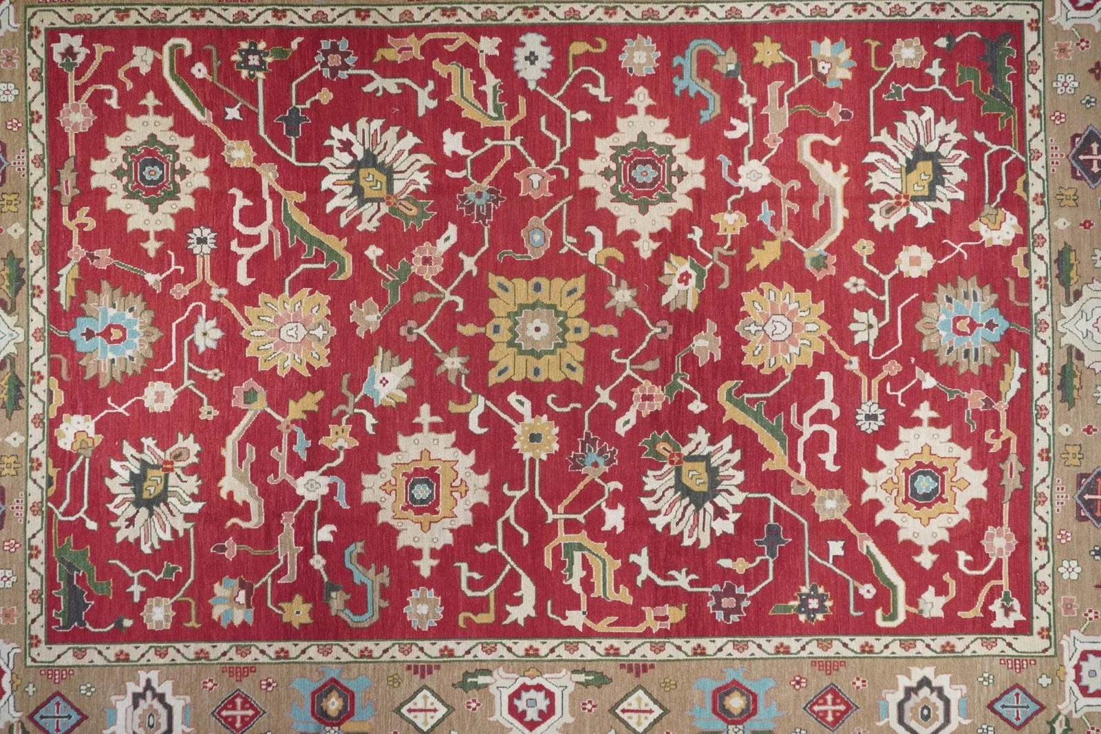 Early 21st Century Red Turkish Rug 10'0'' X 14'0'' - 3