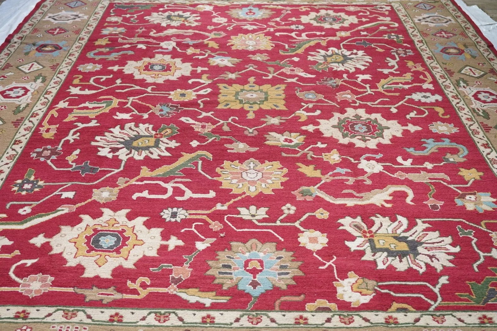 Early 21st Century Red Turkish Rug 10'0'' X 14'0'' - 5
