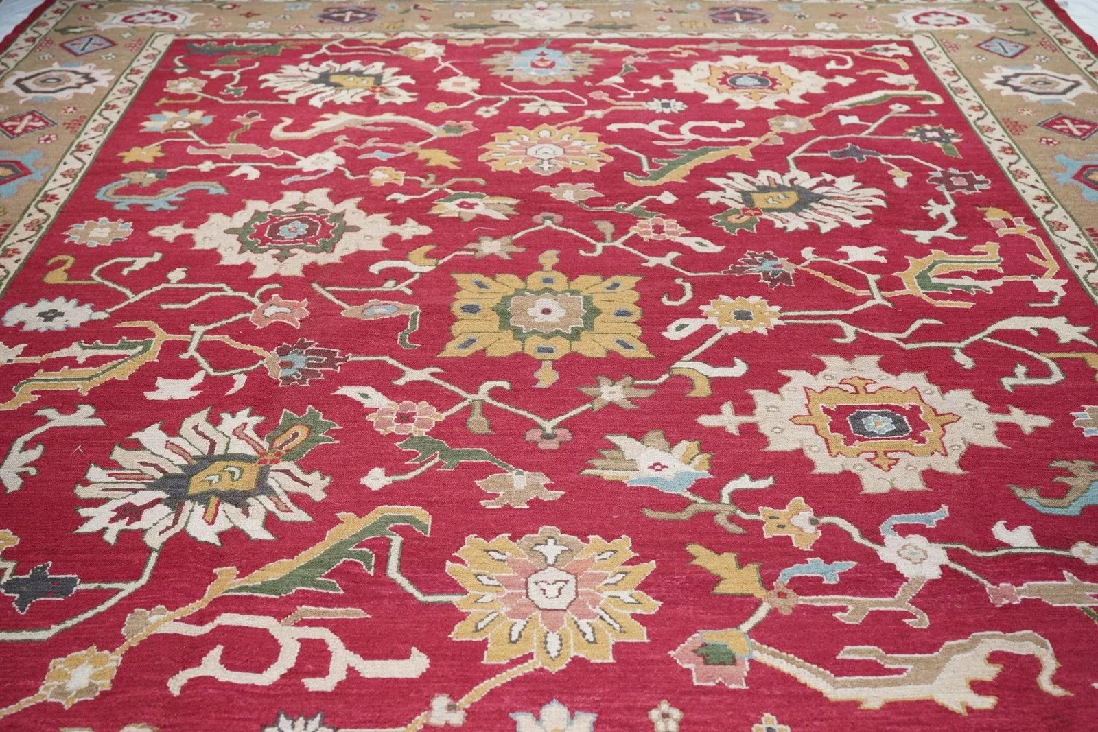 Early 21st Century Red Turkish Rug 10'0'' X 14'0'' - 7